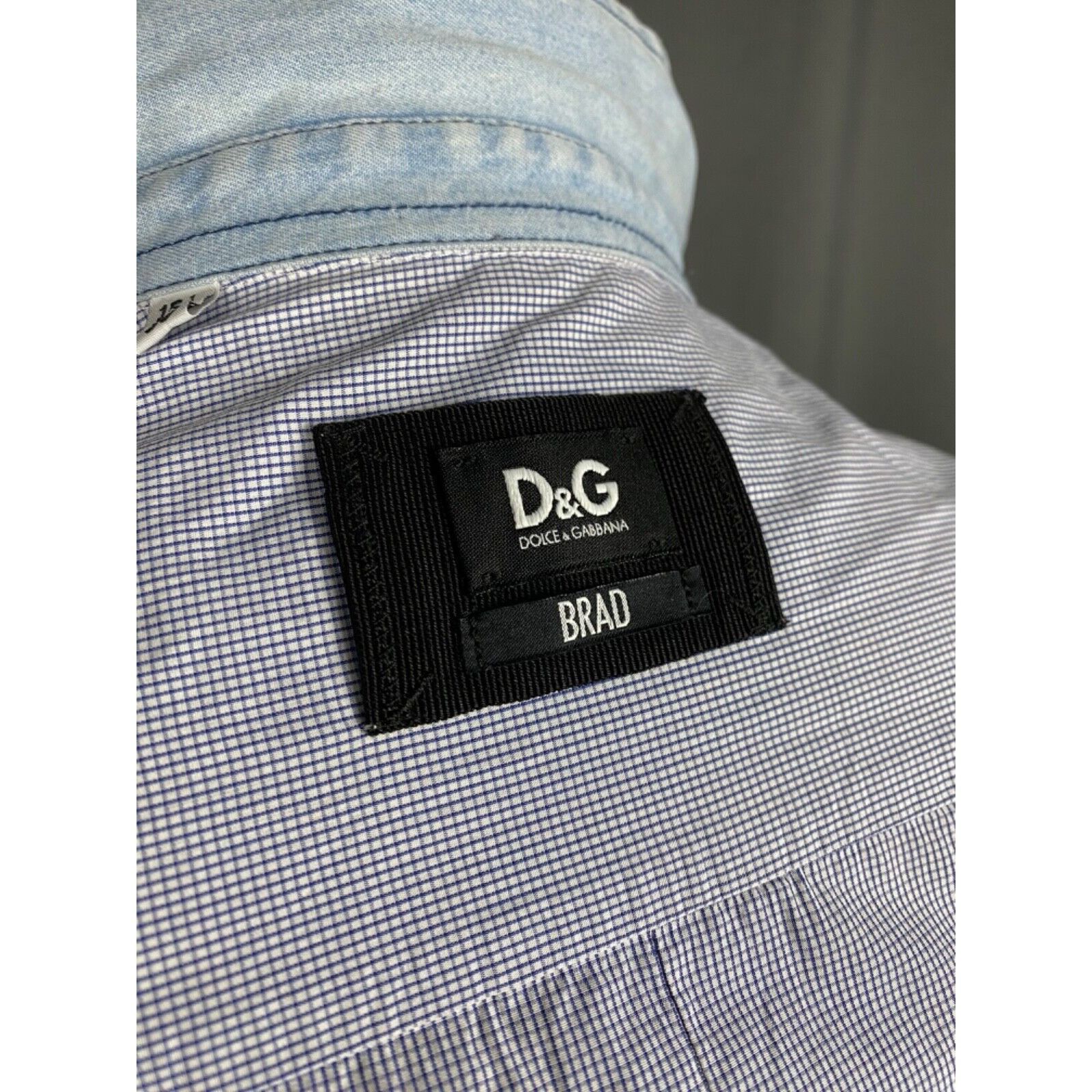 Dolce & Gabbana Dolce&Gabbana Brad Line Men's Blue Longsleeve Shirt Size 39/ Size US M / EU 48-50 / 2 - 9 Thumbnail