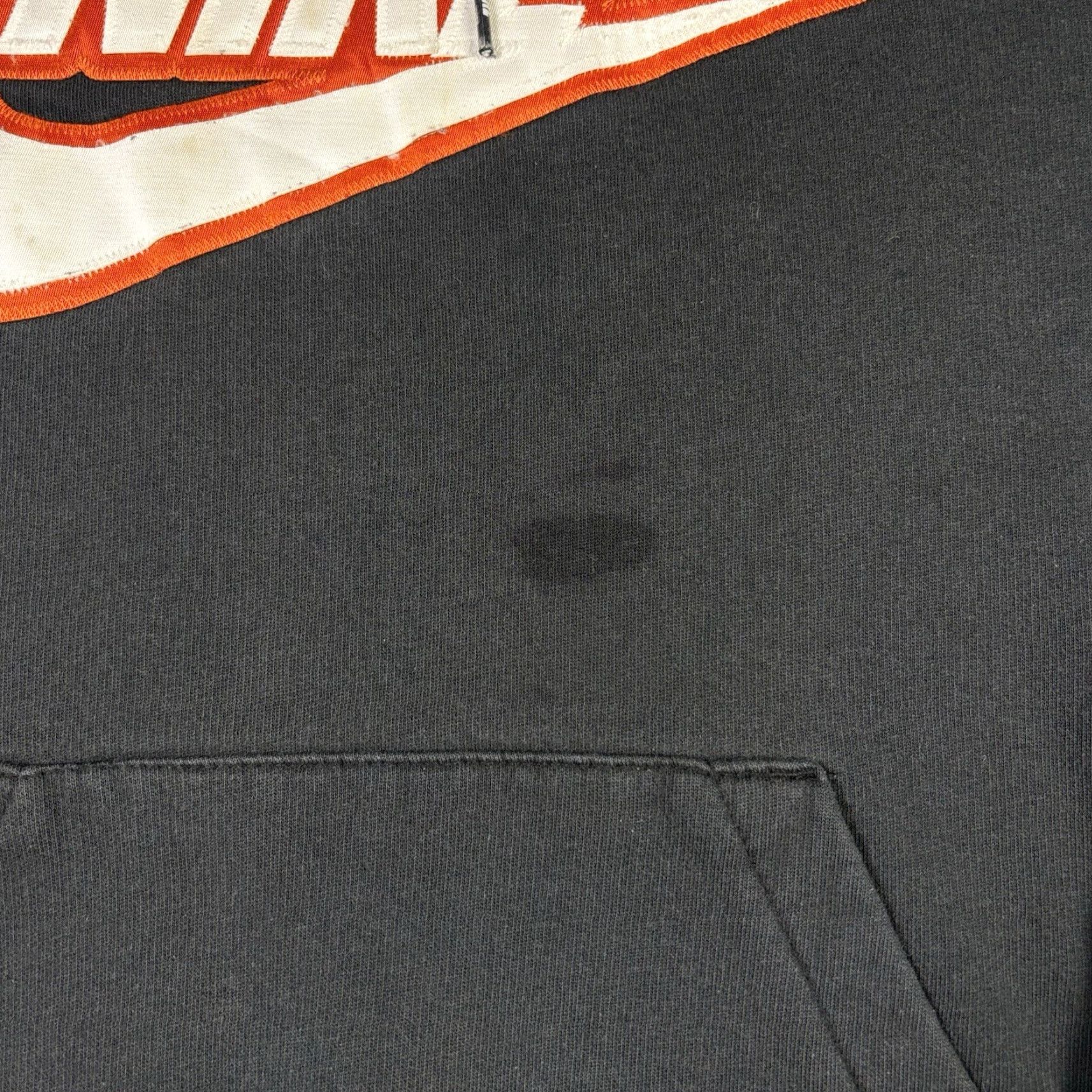 Nike VINTAGE Nike Hoodie Embroidered Swoosh Logo Black Pullover Adult Large L 90s 2000s Size US L / EU 52-54 / 3 - 7 Thumbnail