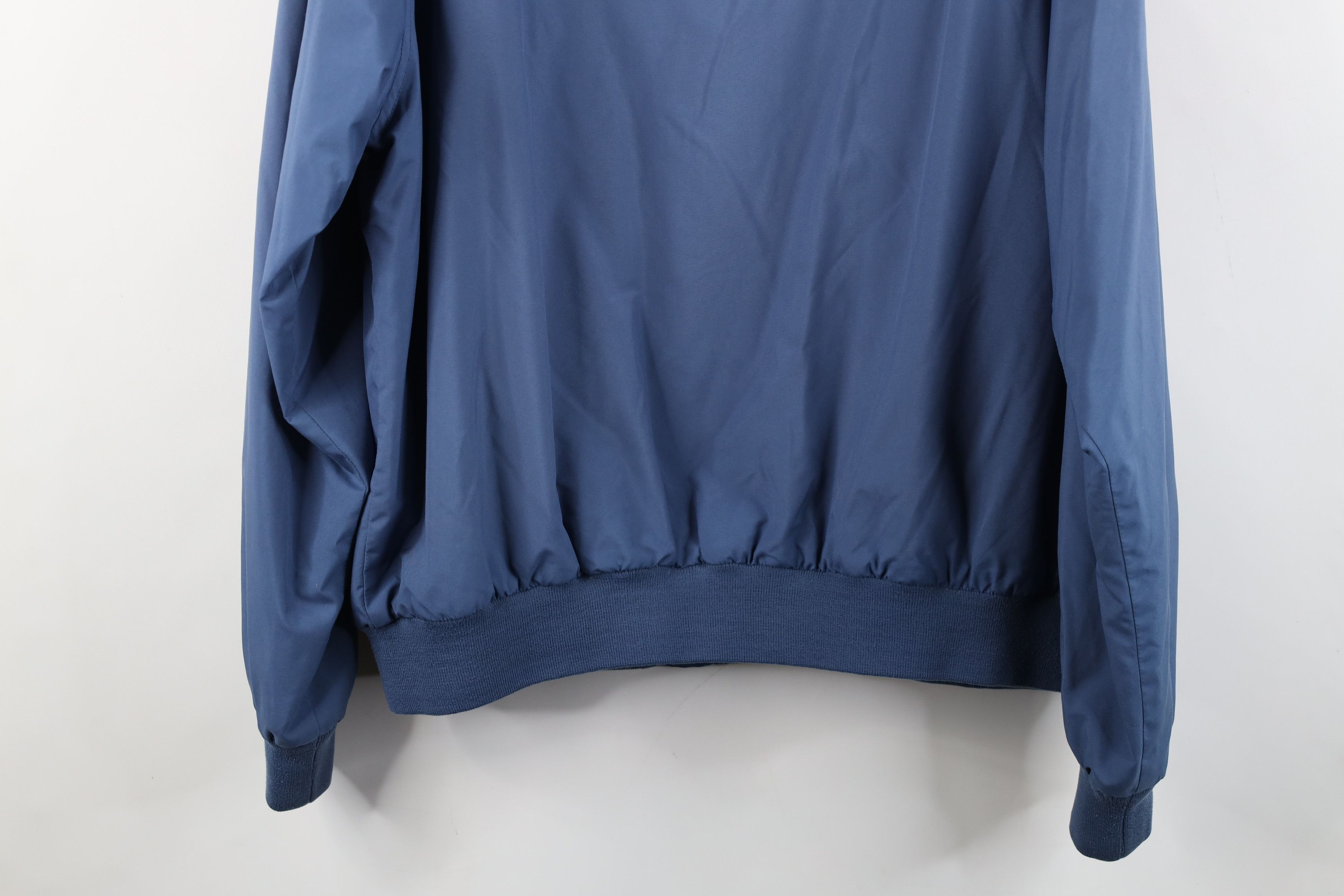 Tommy Hilfiger Vintage 90s Tommy Hilfiger Microfiber Bomber Jacket Blue Size US L / EU 52-54 / 3 - 16 Thumbnail