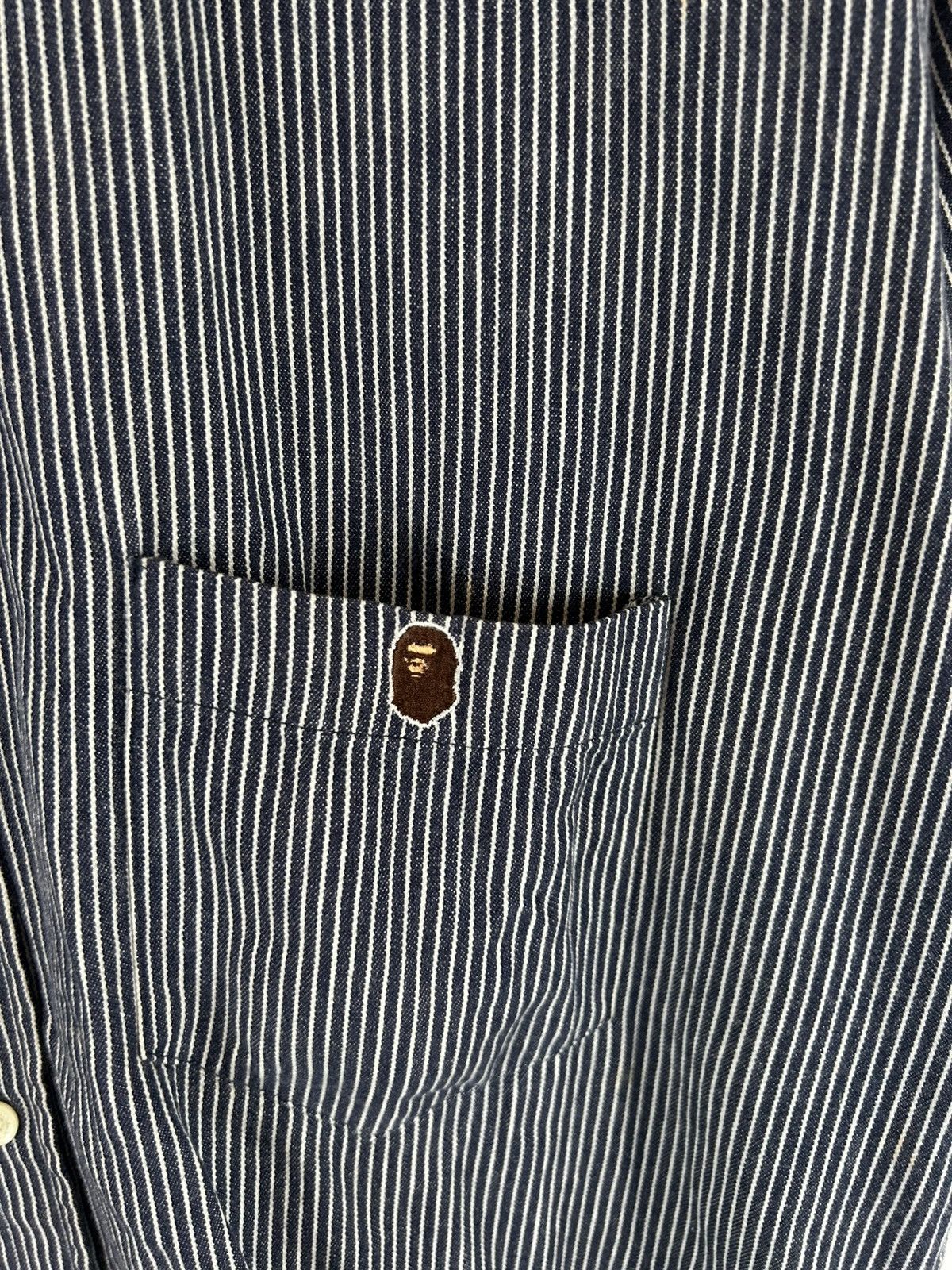 Bape Bape Stripe S/S Shirt Size US L / EU 52-54 / 3 - 3 Thumbnail