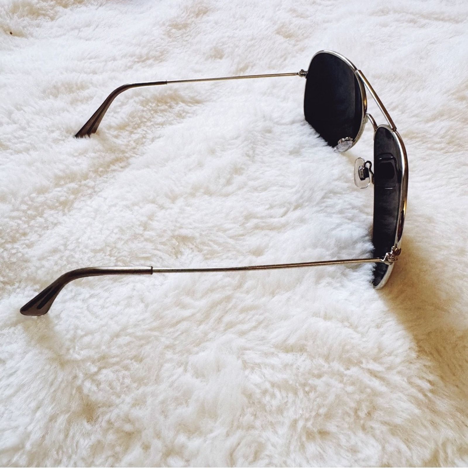 Other Clara Silver Classic Aviator Sunglasses Size ONE SIZE - 6 Thumbnail