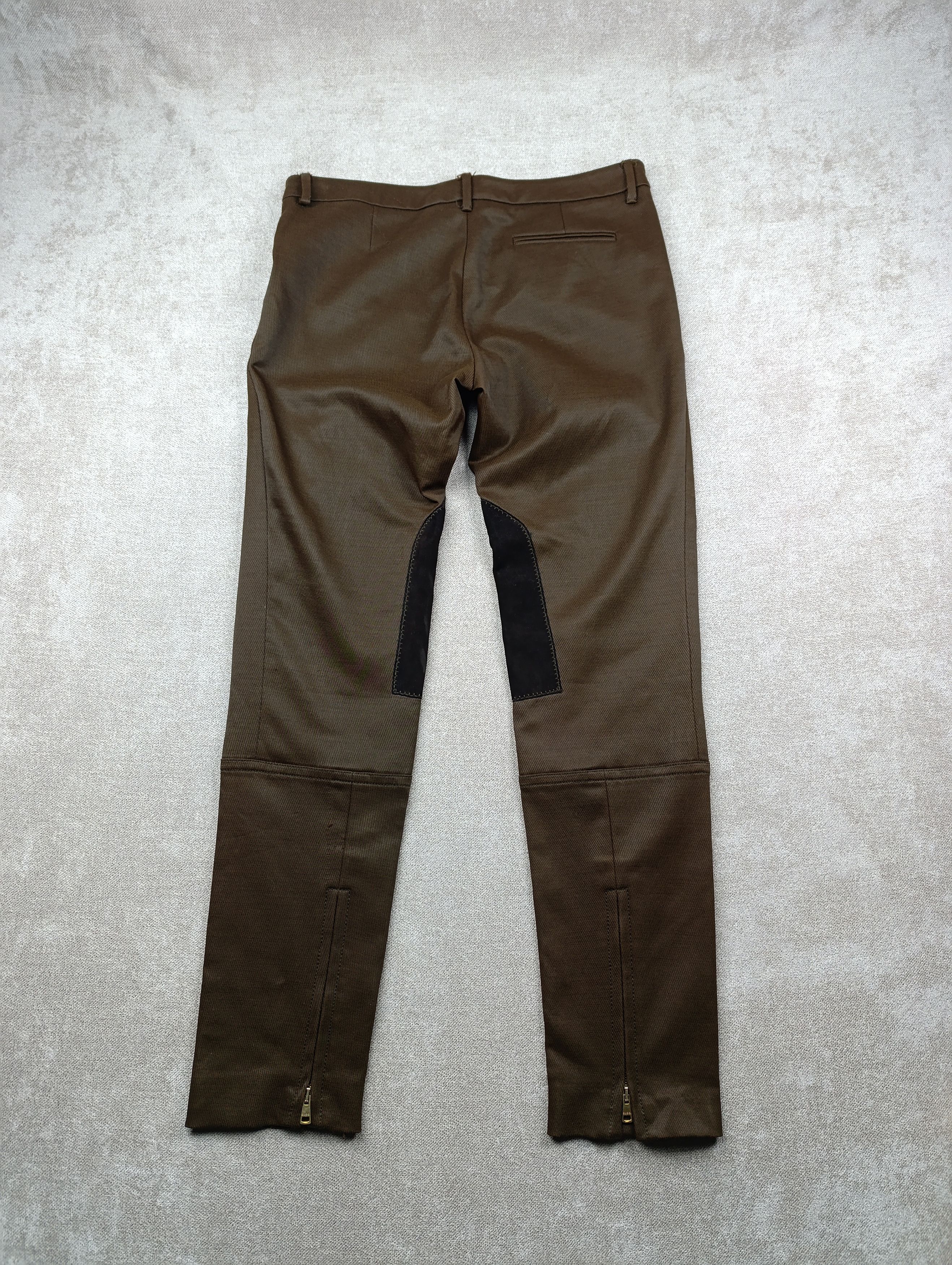 Gucci Gucci Brown Cotton Blend Gabardine Breeches Size 32" / US 10 / IT 46 - 2 Thumbnail