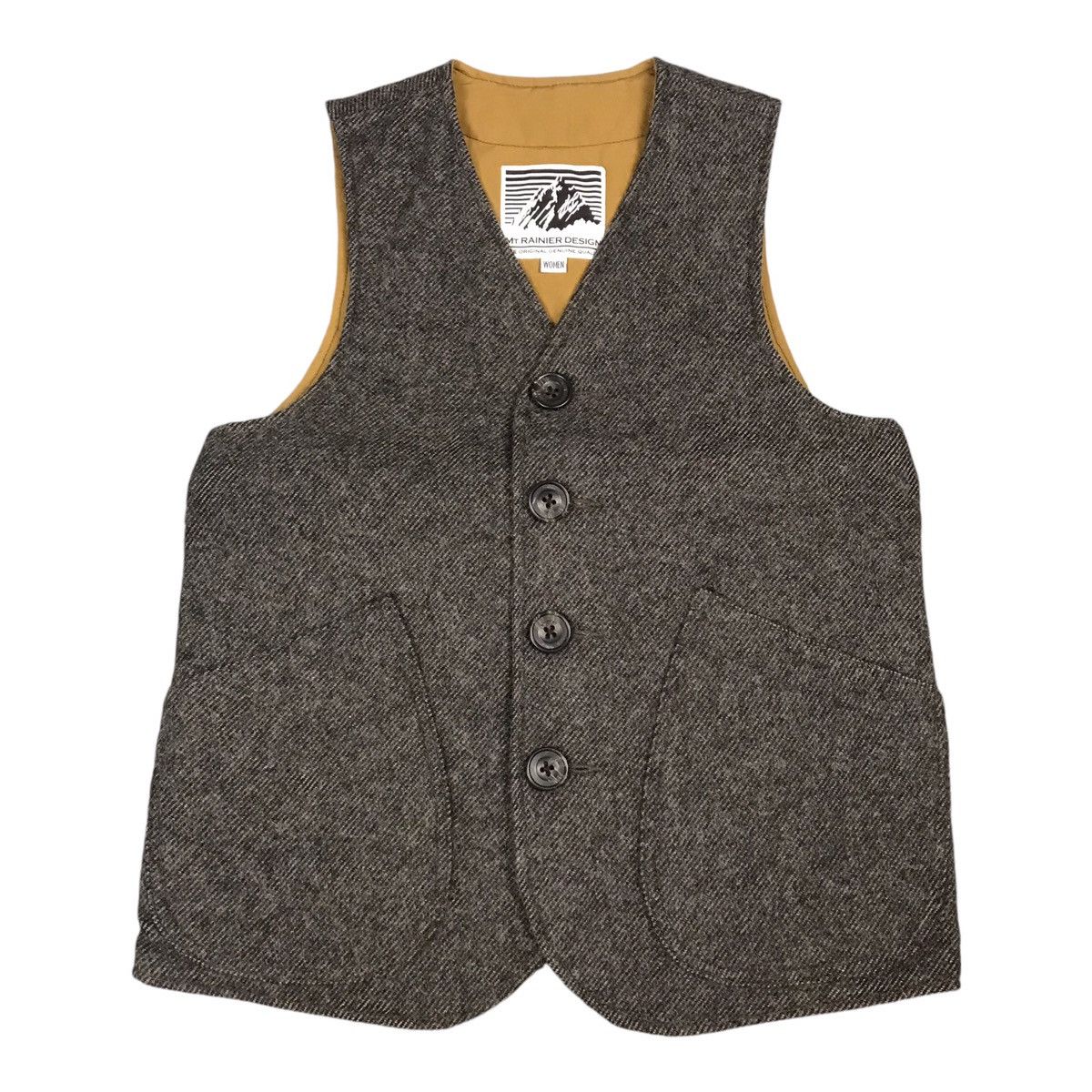 Japanese Brand × Mt. RAINIER DESIGN MT. RAINIER DESIGN WOOL VEST JAPAN DESIGN STYLE Size S / US 4 / IT 40 - 1 Thumbnail