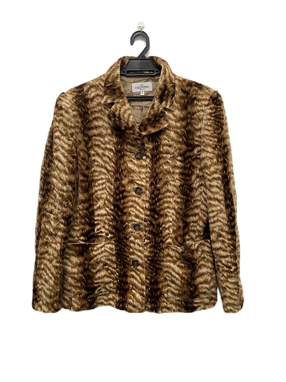 Valentino VALENTINO PARIS MISS V LEOPARD DESIGN LUXURY JACKET Size L / US 10 / IT 46 - 1 Thumbnail