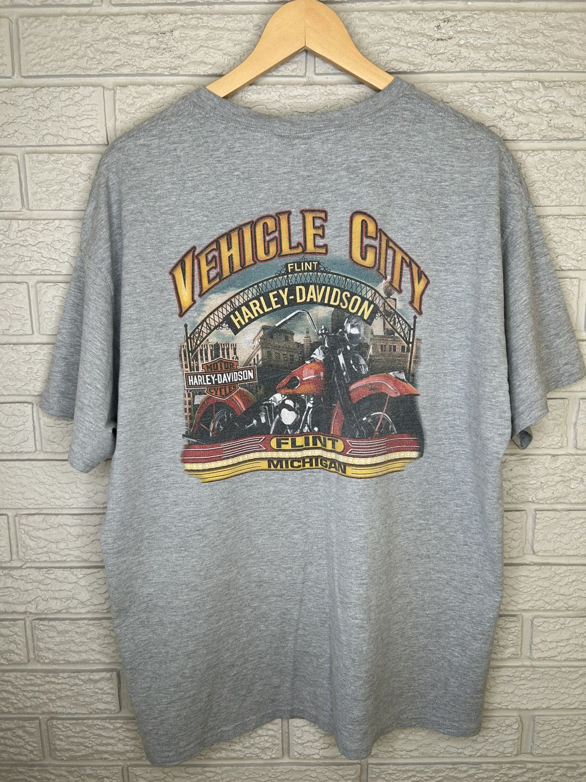 Harley Davidson Vintage Harley Davidson Michigan T Shirt Size US XL / EU 56 / 4 - 2 Thumbnail