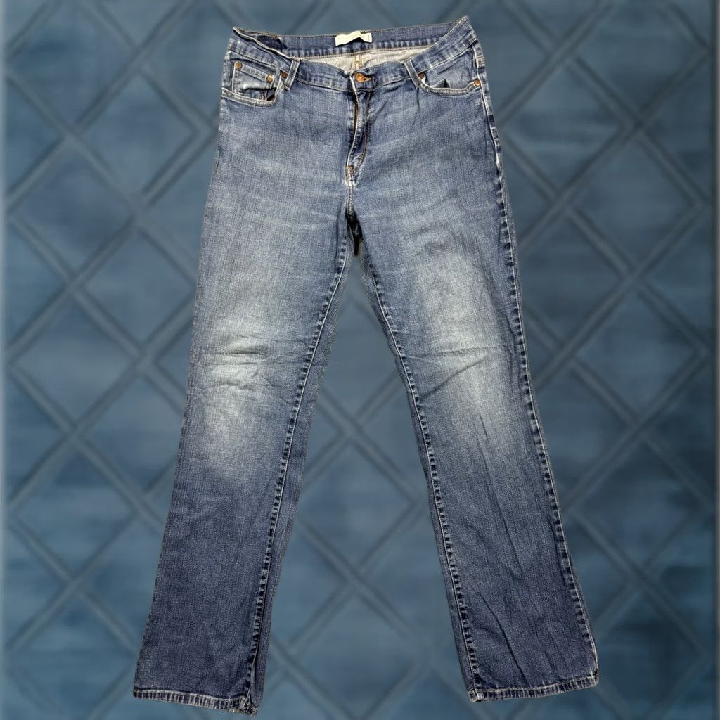 Levi's Levis Jeans Womens 550 Relaxed Bootcut Medium Wash Size 14 Long Denim Cotton Spandex 5-Pocket USA Logo Vintage Style 90s Size 36" / US 14 / IT 50 - 1 Thumbnail