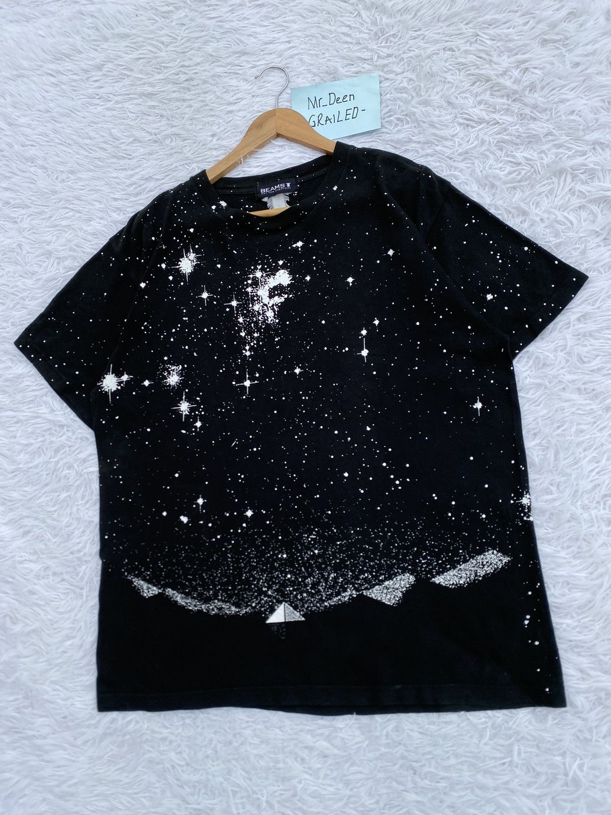 Beams Plus Rare Beams Japanese Brand Painted Art Design Tshirt Size US L / EU 52-54 / 3 - 3 Thumbnail