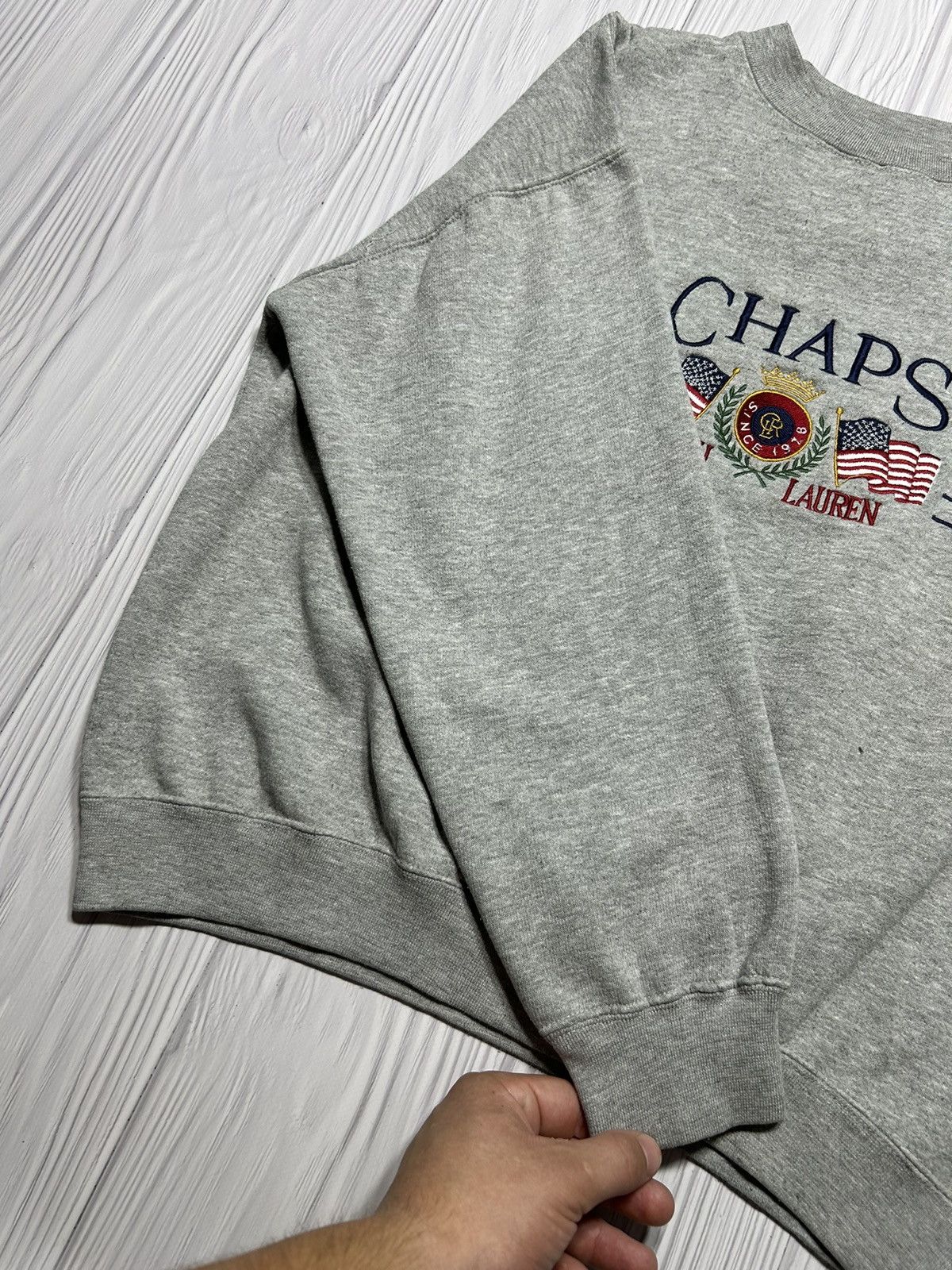 Chaps Ralph Lauren Vintage 90s Chaps Ralph Lauren Big Logo Sweatshirt Size M Size US M / EU 48-50 / 2 - 8 Thumbnail