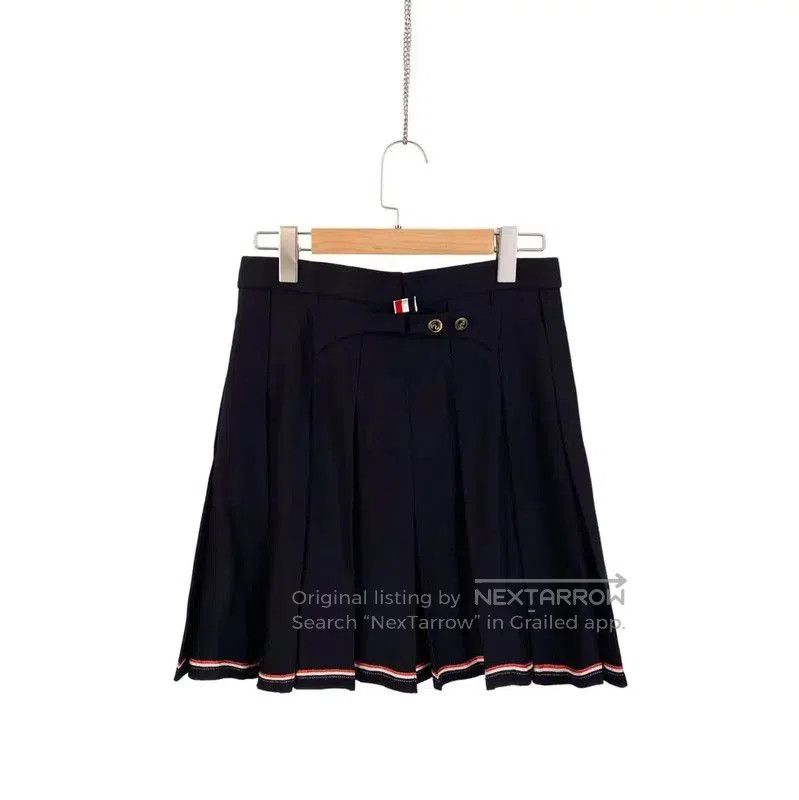 Thom Browne Thom Browne Black Wool Women's Skirt . Size 35" - 2 Thumbnail