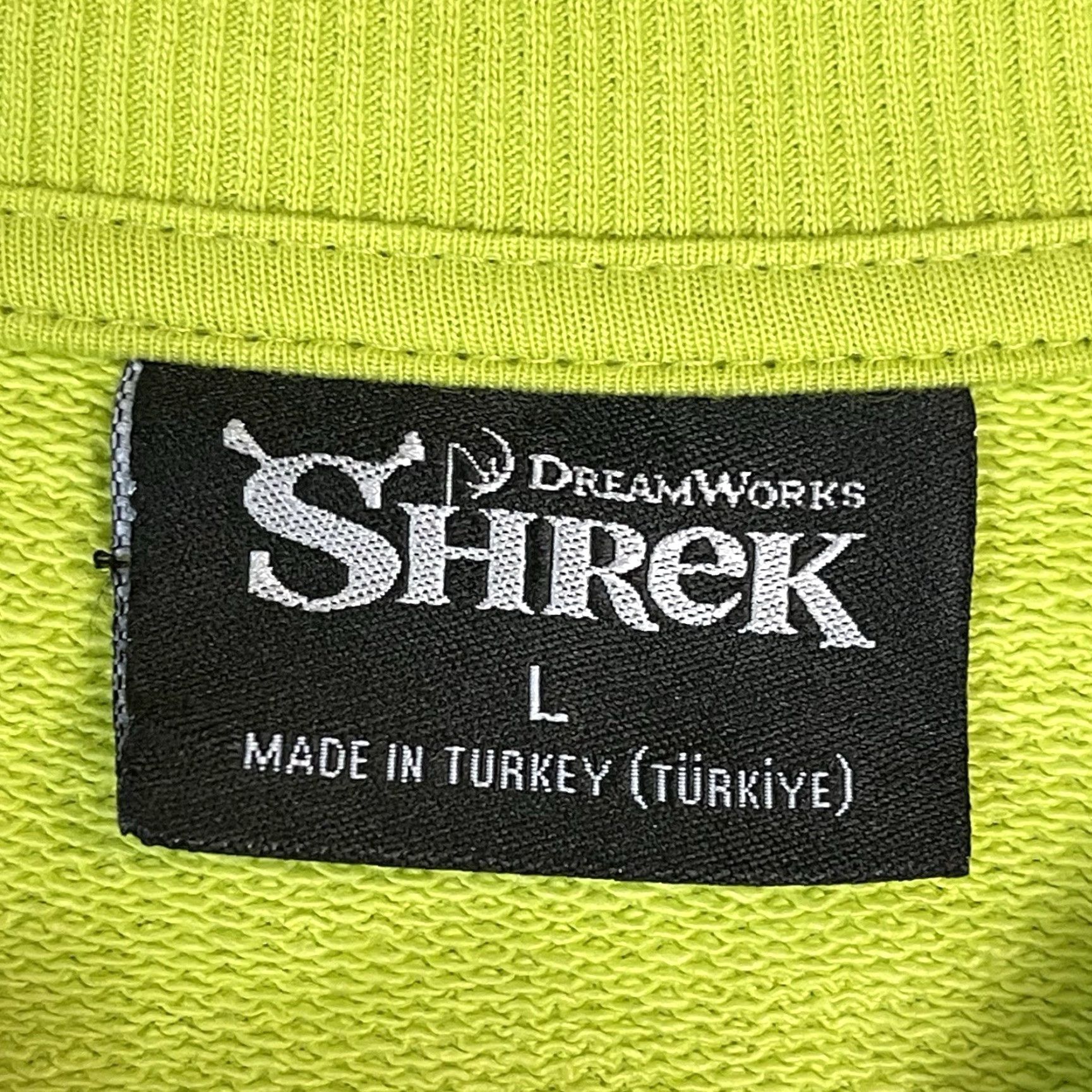 Vintage DreamWorks Shrek Sweatshirt Mens L Green Graphic Print Crew Neck Relaxed Fit Size US L / EU 52-54 / 3 - 4 Thumbnail