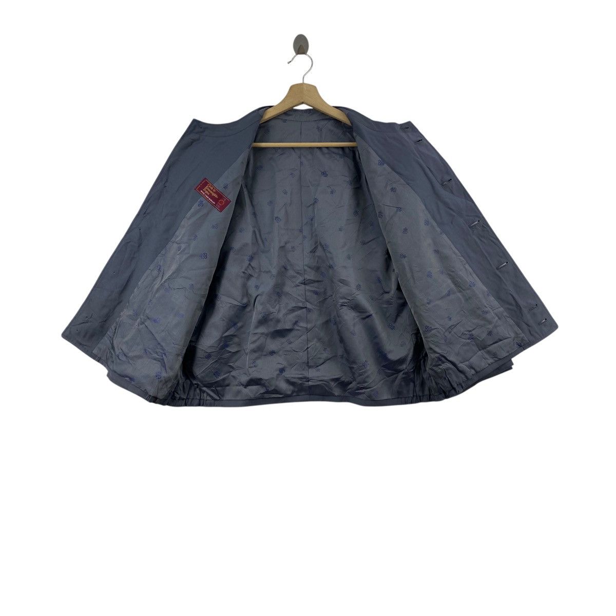 Ermenegildo Zegna × Vintage Vintage ERMENEGILDO ZEGNA ITALY Pockets Grey Short Wool Coat Size XL / US 12-14 / IT 48-50 - 4 Thumbnail