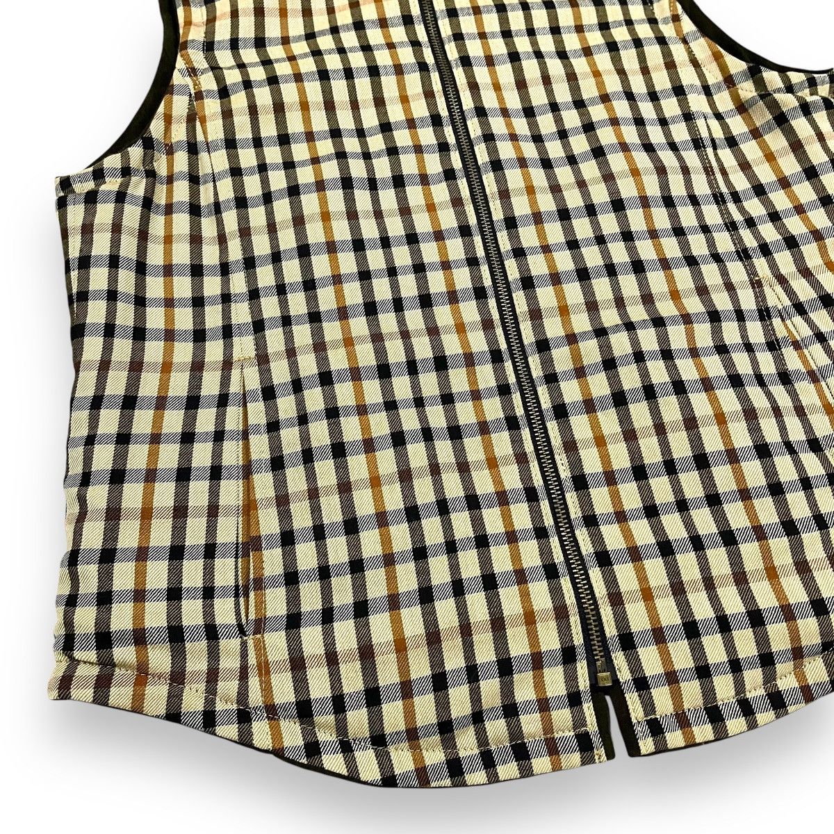 DAKS DAKS LONDON NOVACHECK REVERSIBLE VEST HOODIE Size US M / EU 48-50 / 2 - 11 Thumbnail