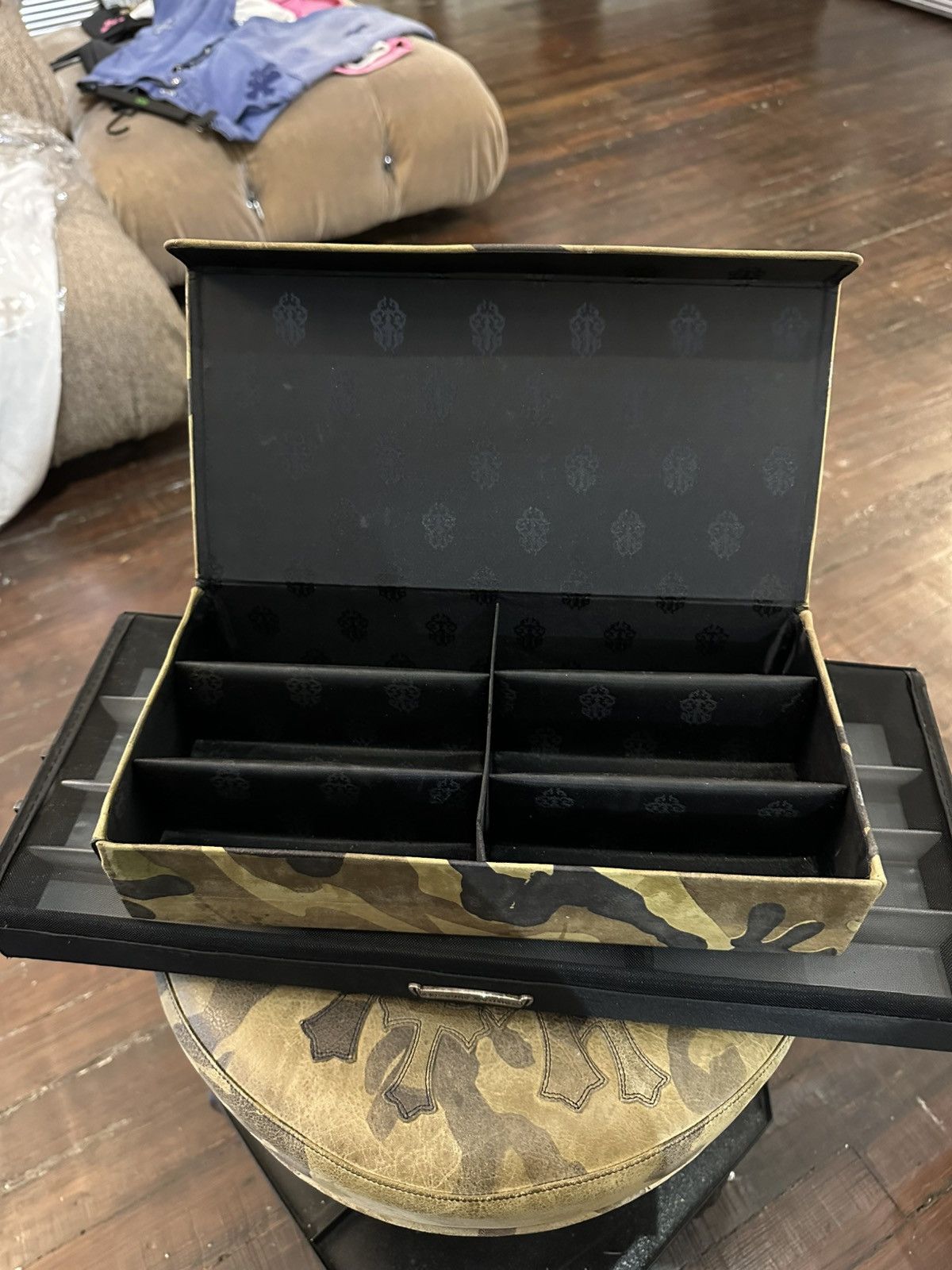 Chrome Hearts CHROME HEARTS CAMO LEATHER GLASSES CASE Size ONE SIZE - 4 Thumbnail