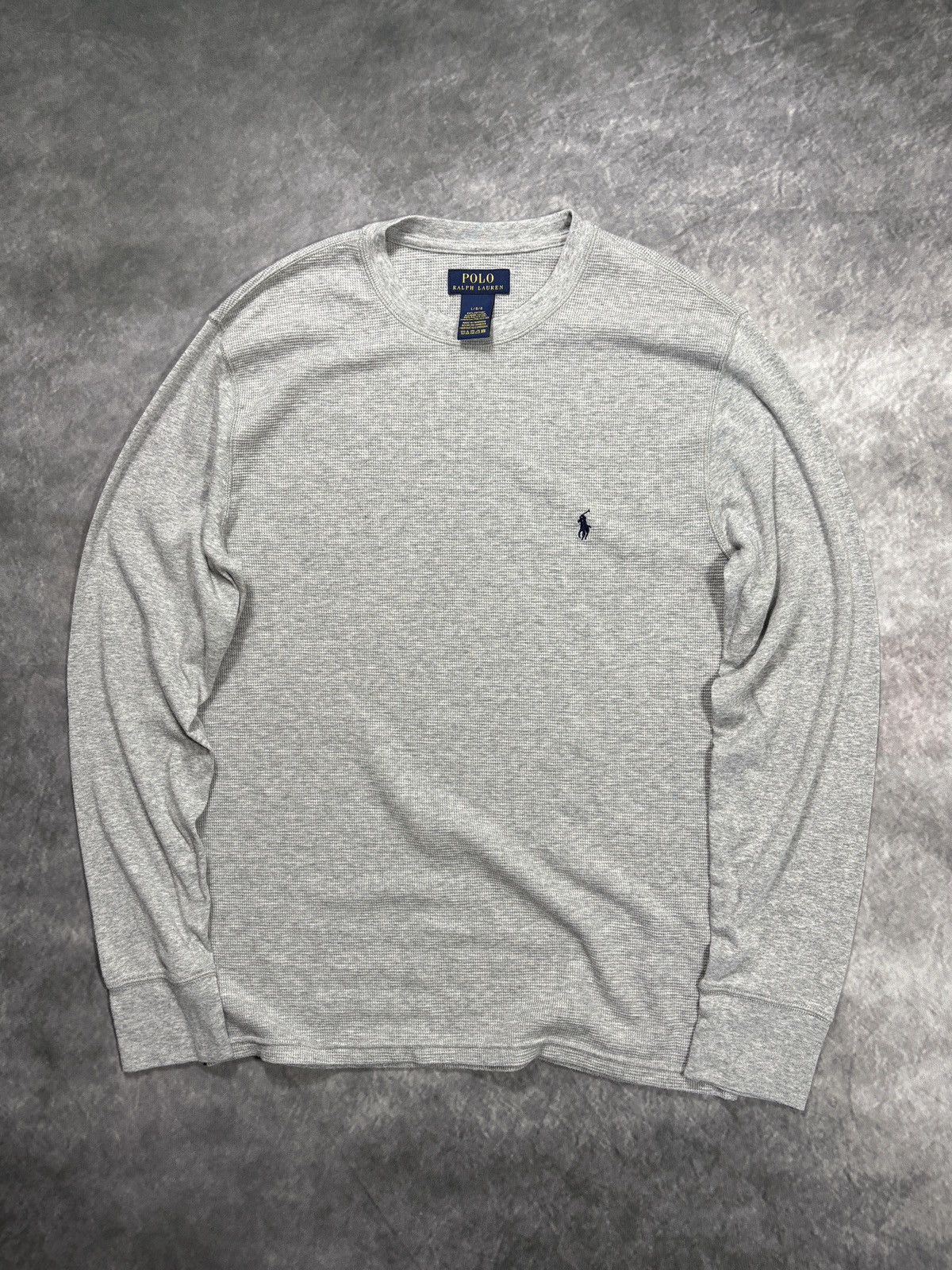 Polo Ralph Lauren Polo Ralph Lauren Thermal Longsleeve Shirt Base Layer Waffle Size US L / EU 52-54 / 3 - 1 Thumbnail