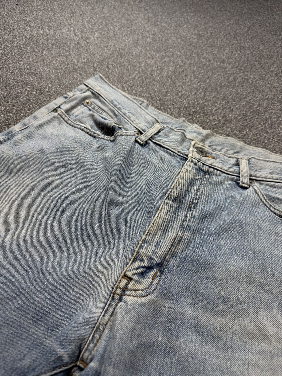 Fashion Victim Vintage Light Washed Natural Aging Faded Japanese Denim Size US 34 / EU 50 - 11 Thumbnail