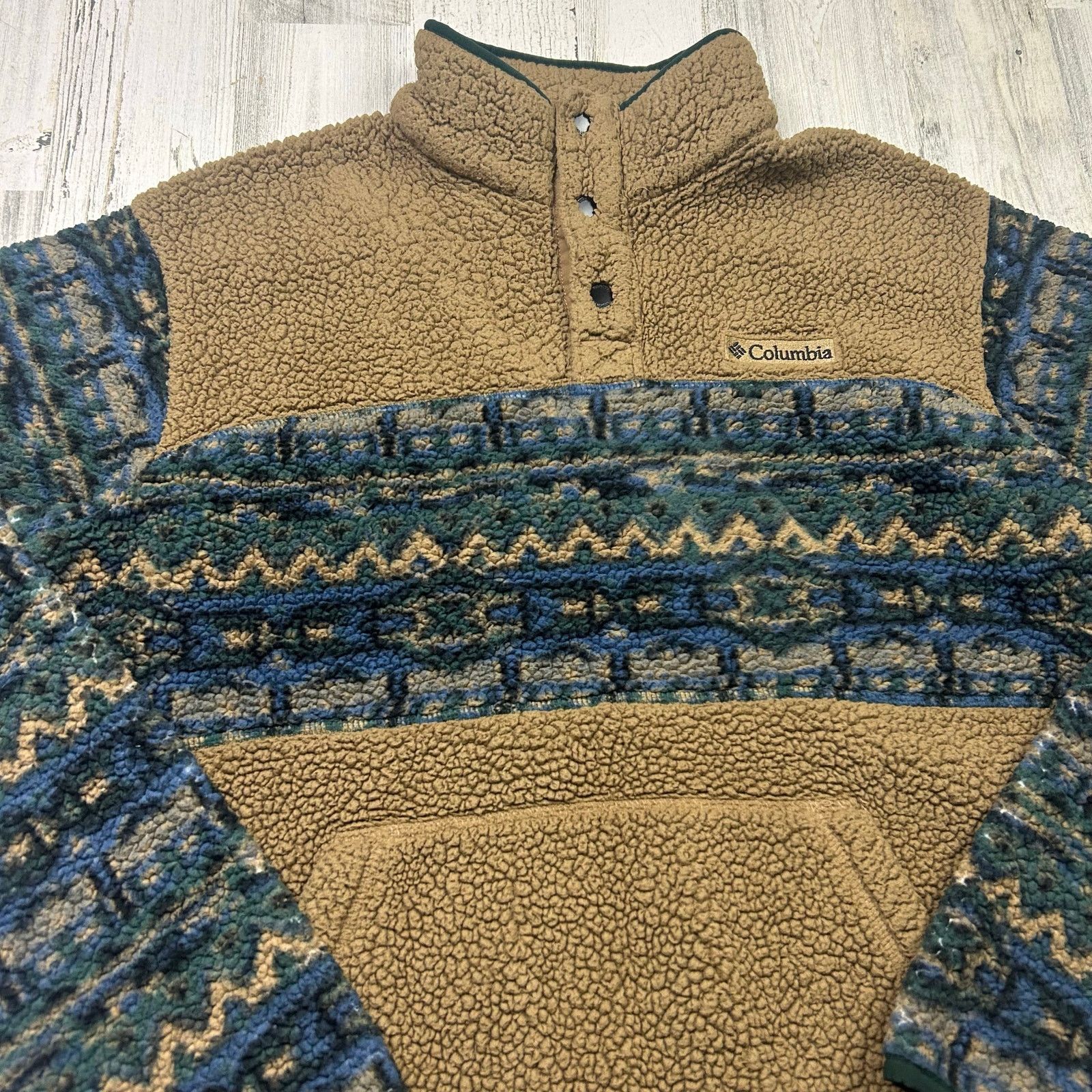 Columbia Columbia Rugged Ridge Sherpa Half Snap Fleece Sweatshirt Size US M / EU 48-50 / 2 - 2 Thumbnail