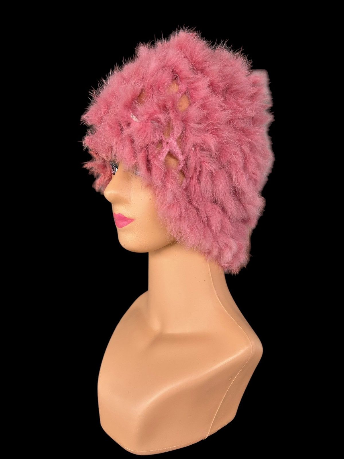 Japanese Brand × Kapital × Vintage Cantwo Japanese Style Distressed Hairy Fur Beanie Hats Size ONE SIZE - 2 Thumbnail