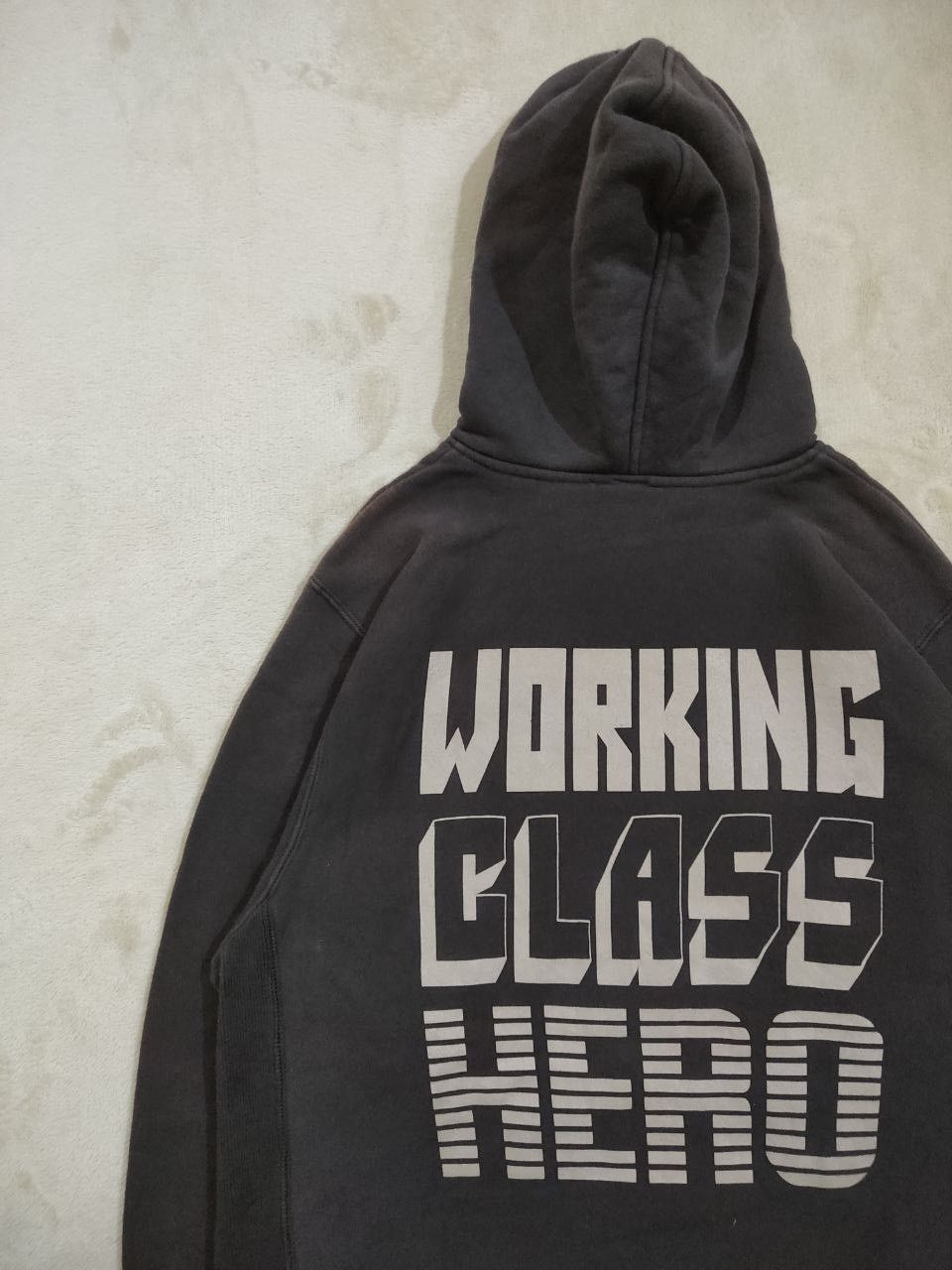 Vintage Vintage JOHN LENNON Working Class Hero Pullover Hoodie Size US M / EU 48-50 / 2 - 3 Thumbnail