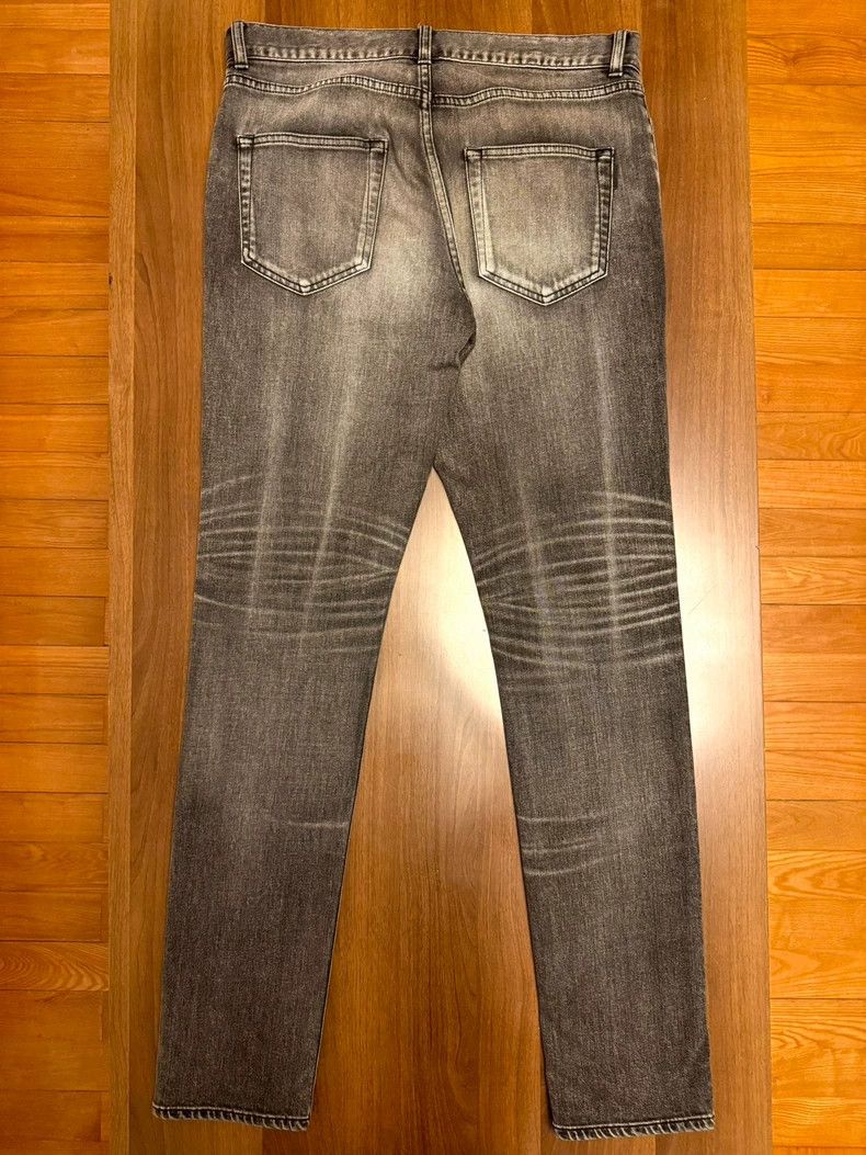 Saint Laurent Paris Saint Laurent Paris 19 FW smoky grey small destruction jea Size US 32 / EU 48 - 4 Thumbnail