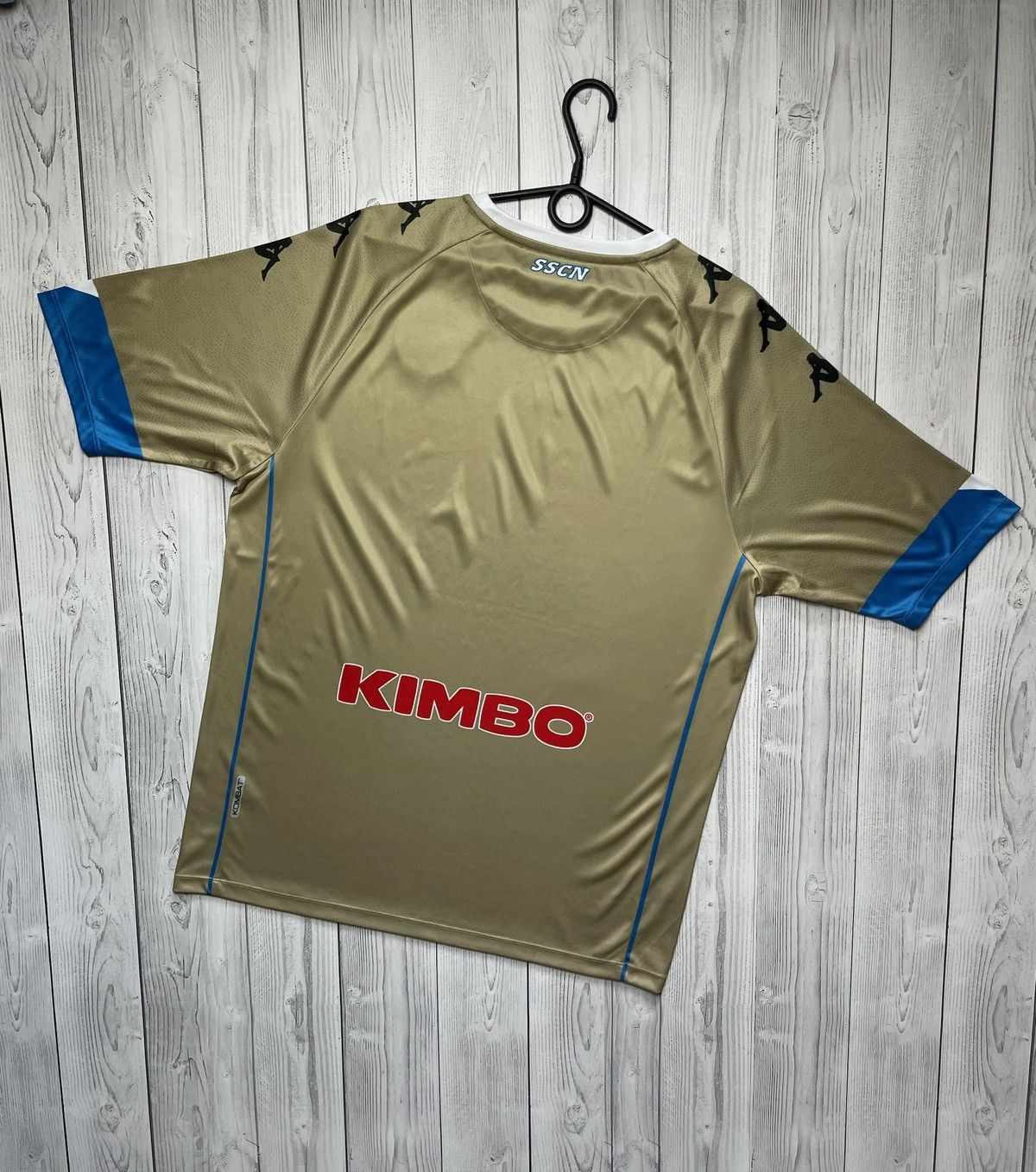 Vintage Vintage Napoli kappa soccer jersey gold rare size XXL Size US XXL / EU 58 / 5 - 8 Thumbnail