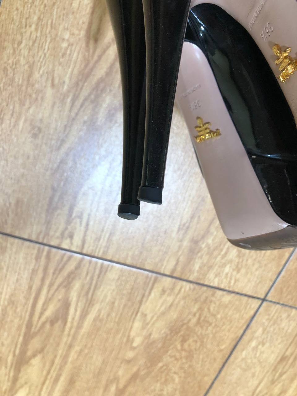 Prada Vintage Prada Milano Black High Heels Size 38.5 Size US 8.5 / IT 38.5 - 19 Thumbnail
