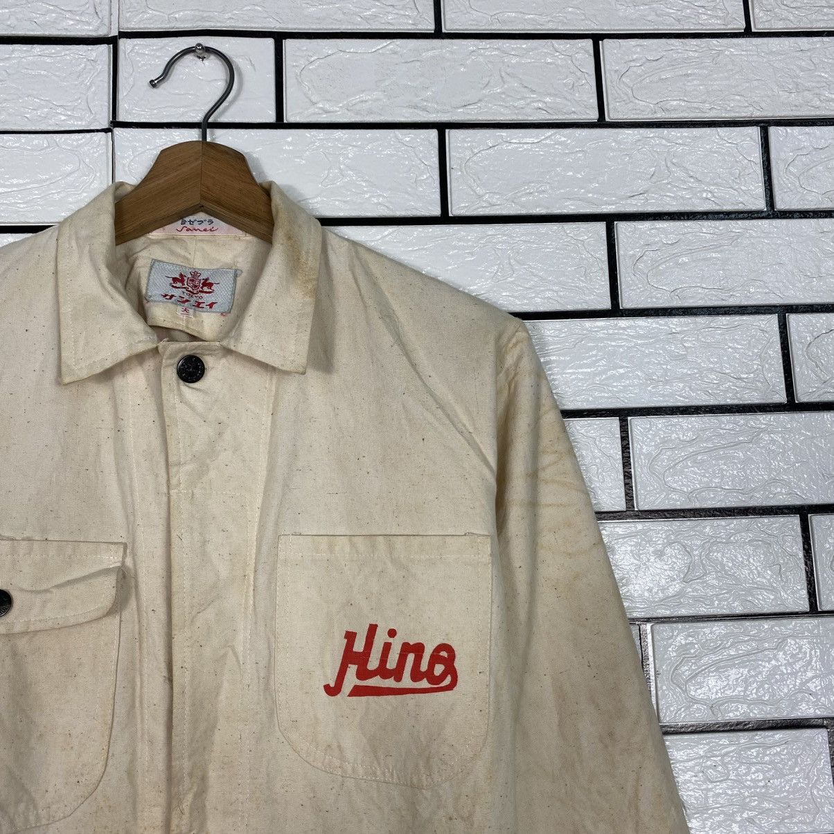 Japanese Brand Tokyo Hino Diesel Coverall Worker Duck Canvas Detroit Size US 30 / EU 46 - 8 Thumbnail