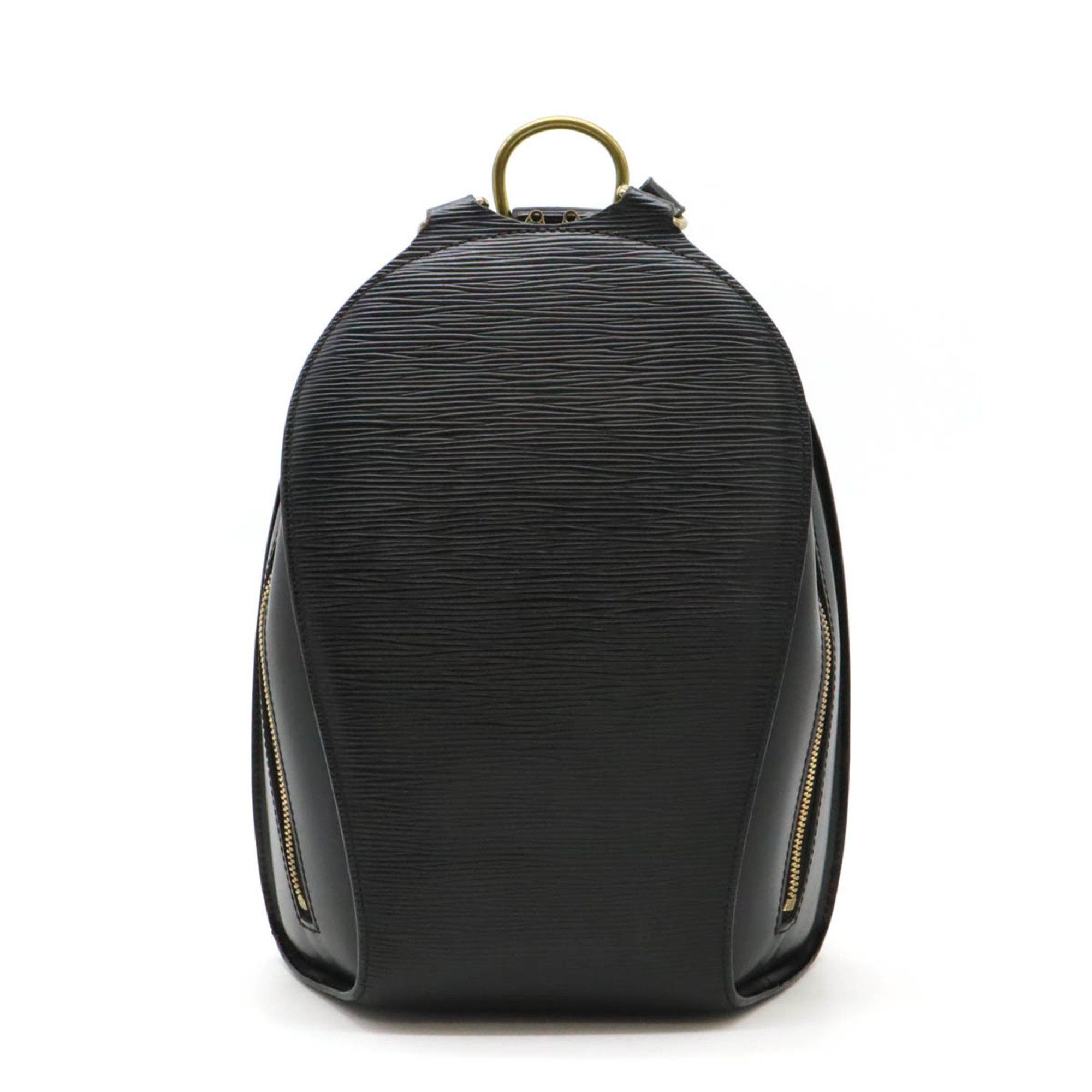 Louis Vuitton Epi Mabillon Rucksack Shoulder Bag Leather Noir Black M52232, Women's