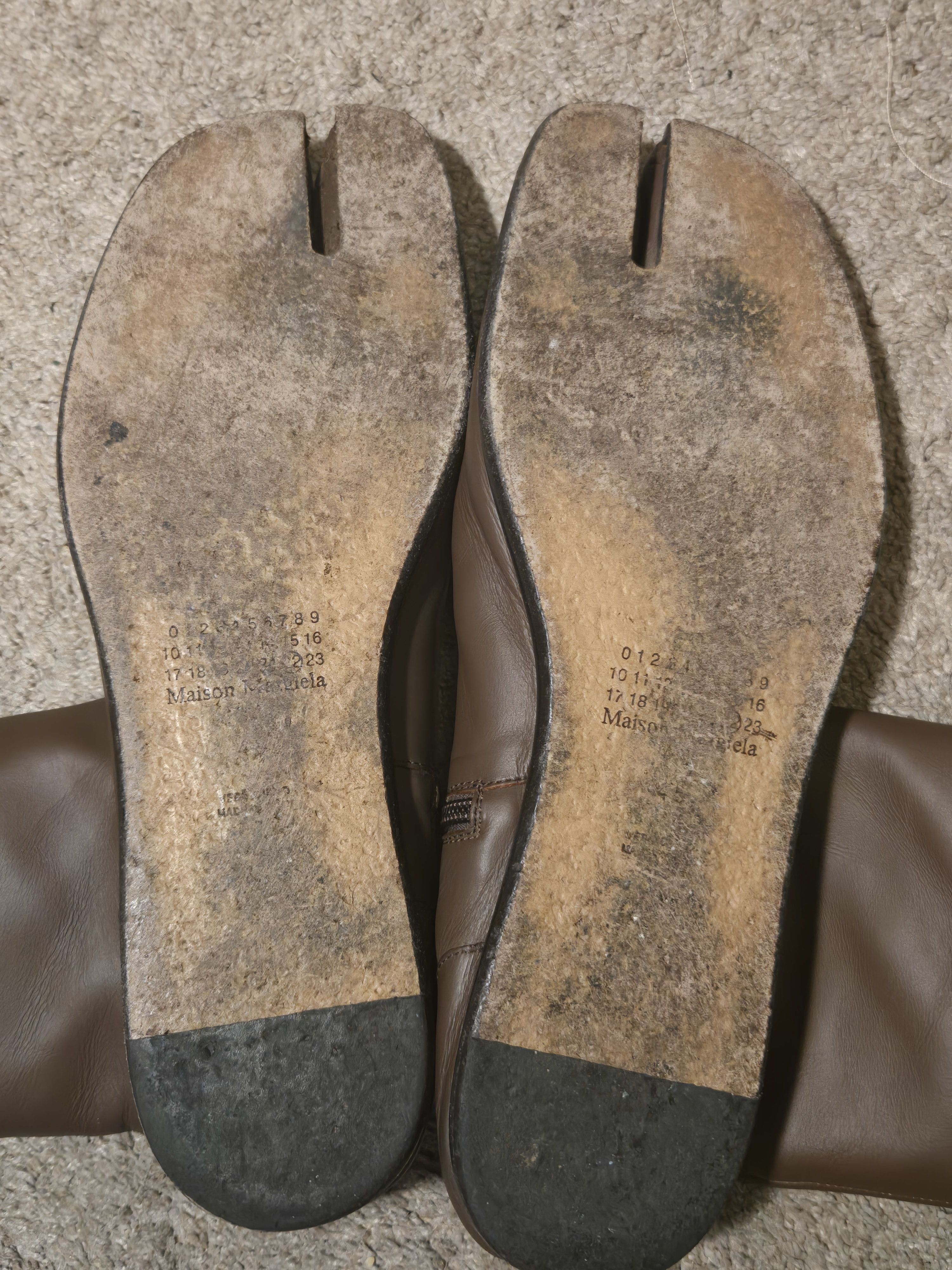 Maison Margiela Maison Margiela Flat Ankle Brown Tabi Boots EU 45 Size US 12 / EU 45 - 4 Thumbnail