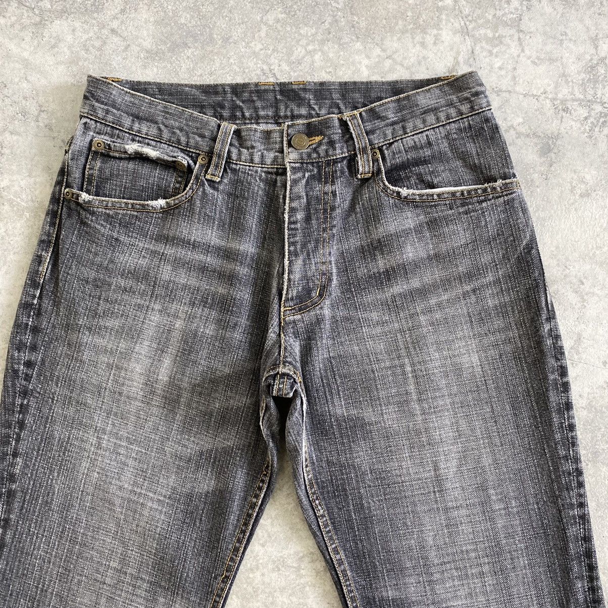 Other Monsieur Nicole Washed Grey Flared Denim Jeans Size US 30 / EU 46 - 7 Thumbnail