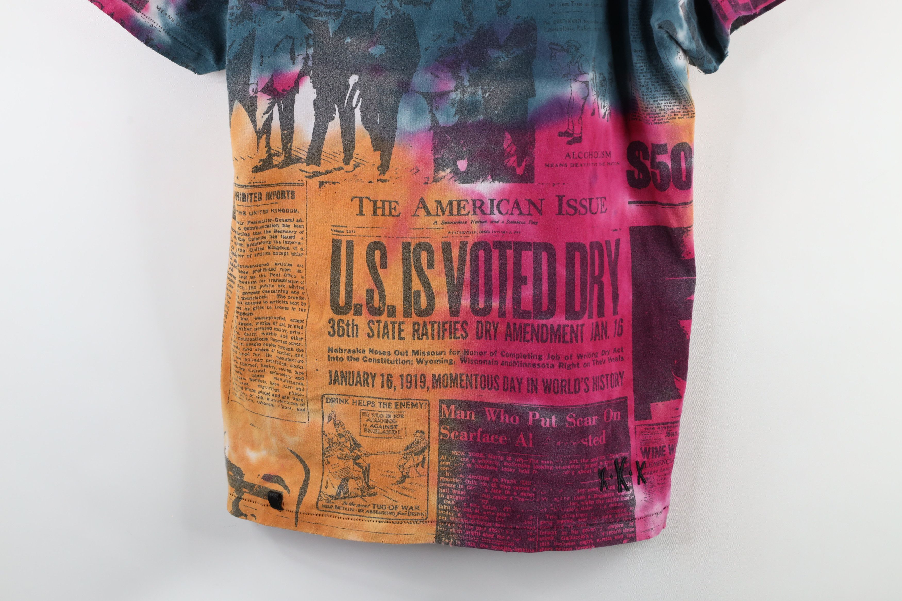 Vintage Smugglers Moon Streetwear Over Print Short Sleeve T-Shirt Size US L / EU 52-54 / 3 - 3 Thumbnail