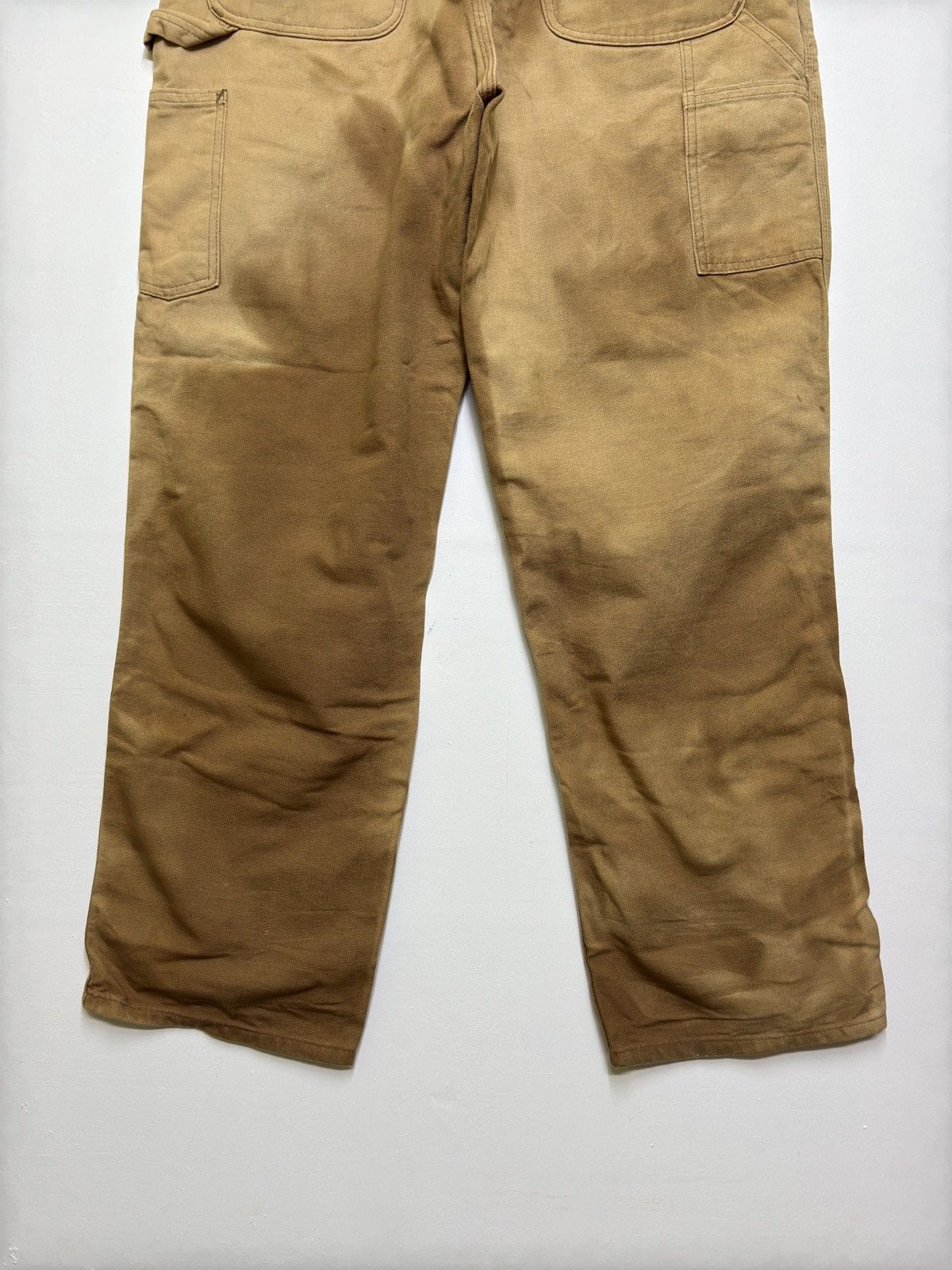 Carhartt Vintage Carhartt Super Faded Carpenter Pants Dungaree Fit Size US 35 - 11 Thumbnail