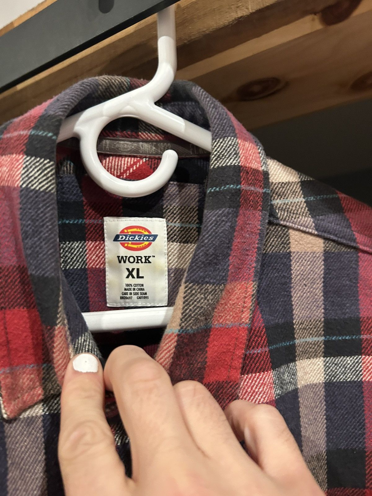 Dickies Dickies Long Sleeve Button Up Flannel Size XL Size US XL / EU 56 / 4 - 3 Thumbnail