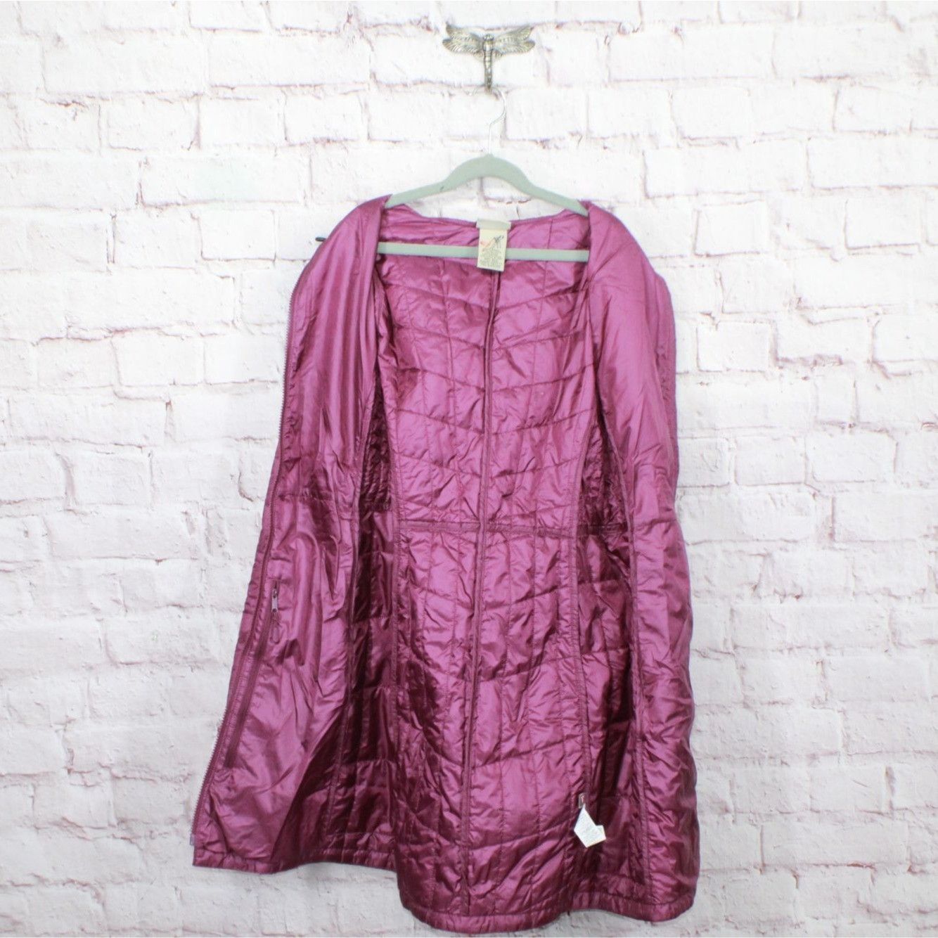 L.L. Bean LL Bean Pink Quilted Packaway Hooded Coat Size XXS / US 00 / IT 34 - 9 Thumbnail