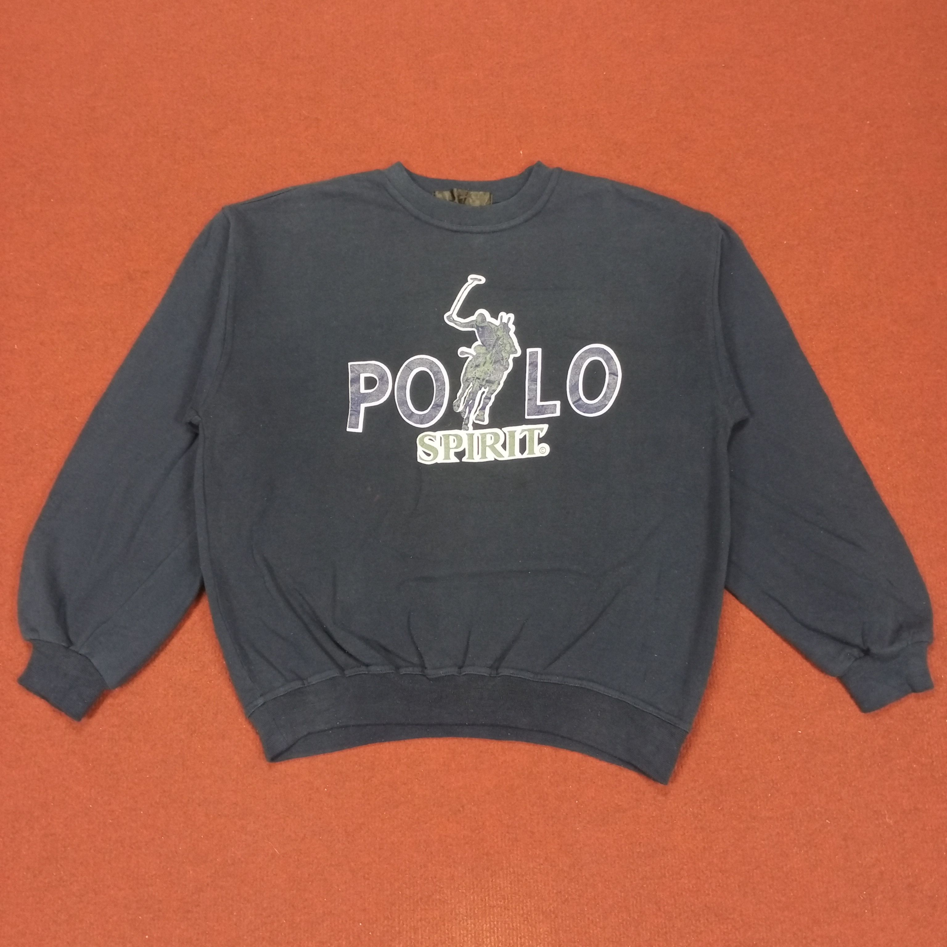 Polo Ralph Lauren × Vintage Polo Spirit Center Design Sweatshirt Size US M / EU 48-50 / 2 - 1 Thumbnail