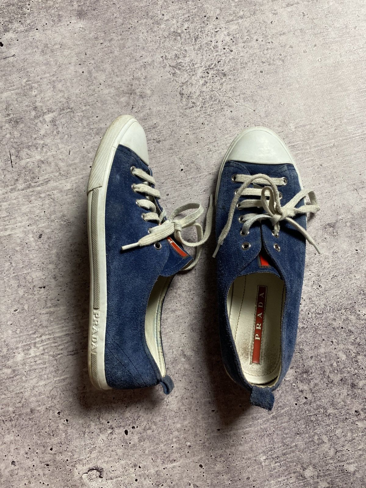Prada Vintage Prada Red Tab Sneakers Size US 6.5 / EU 39-40 - 12 Thumbnail
