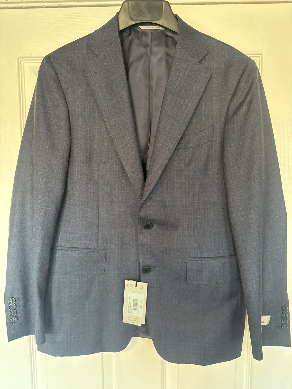 Canali Canali IT48 Made in Italy 100% Wool Navy Blazer NWT Size 38R - 1 Thumbnail