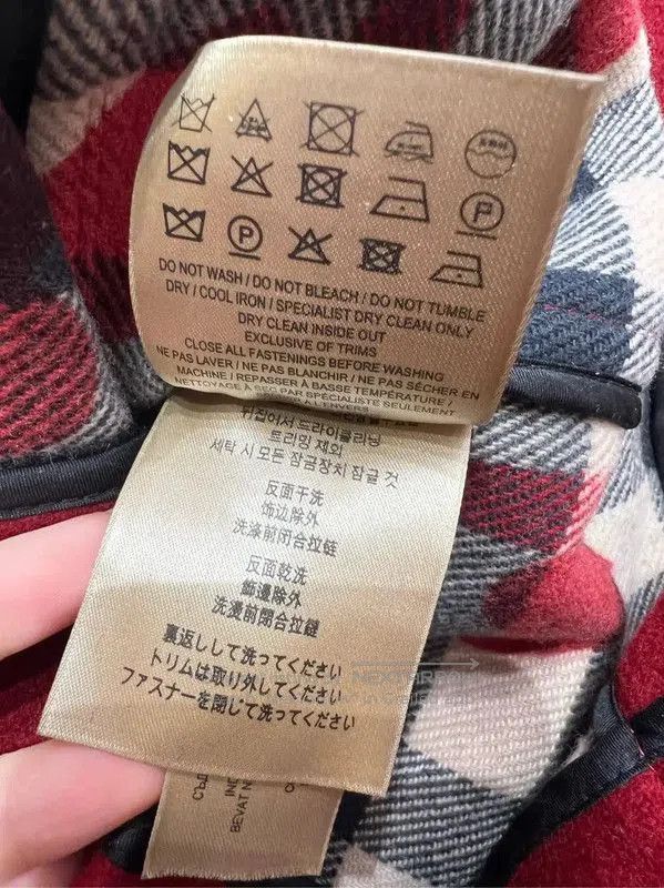 Burberry Burberry Red Wool Women's Coat. Size M / US 6-8 / IT 42-44 - 7 Thumbnail