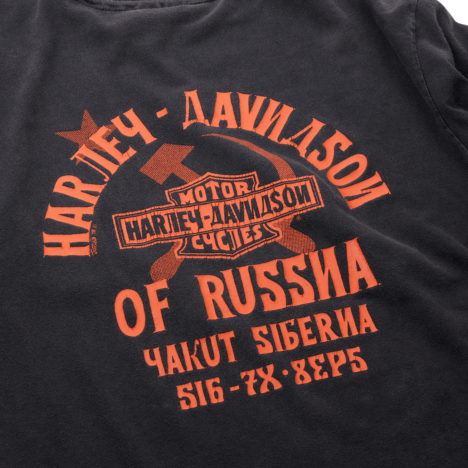 Vintage Harley Davidson Russia T-shirt Size US L / EU 52-54 / 3 - 5 Thumbnail