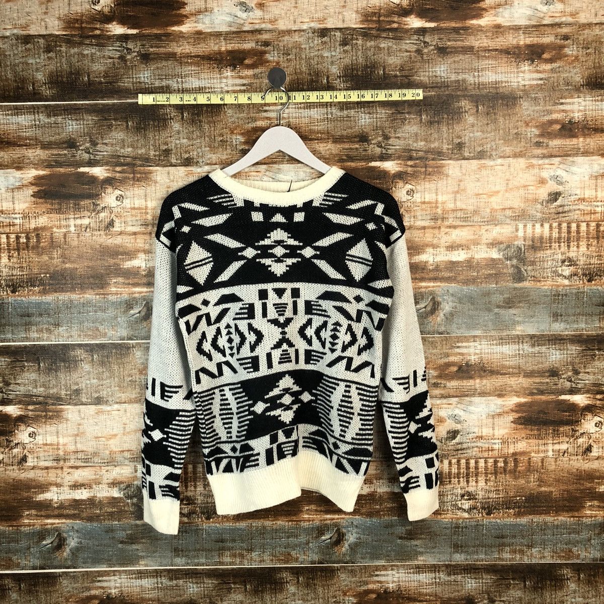 Homespun Knitwear × Japanese Brand Earth & Music Econology Black Knitwear #A1714 Size US S / EU 44-46 / 1 - 1 Thumbnail