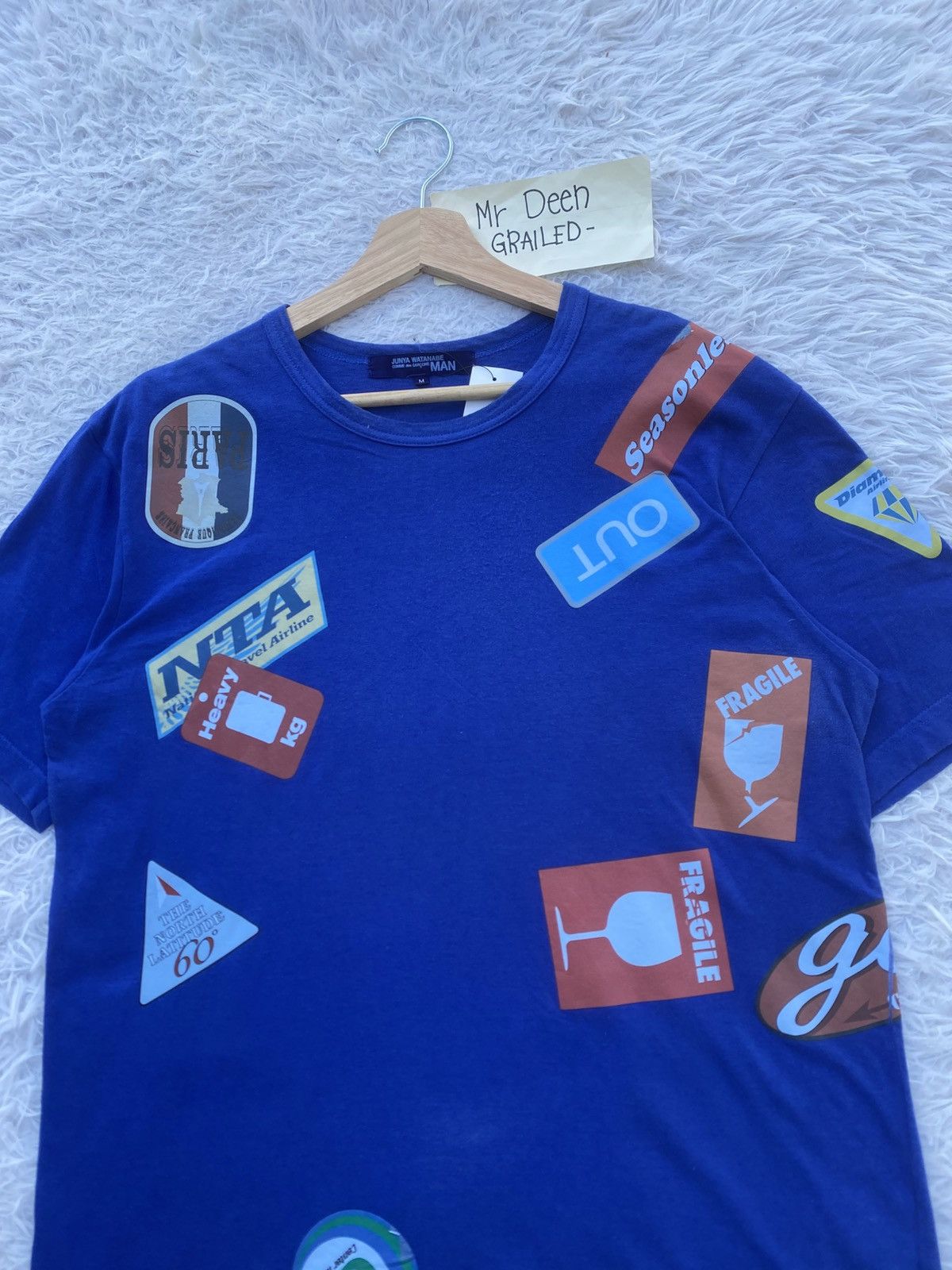 Comme des Garcons Rare SS09 Junya Watanabe Comme Des Garcons MAN Tshirt Size US M / EU 48-50 / 2 - 7 Thumbnail