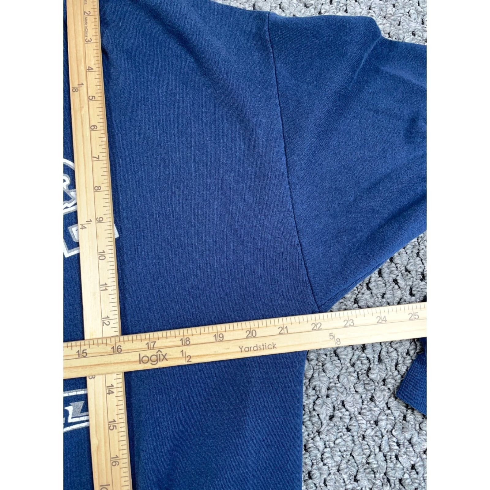 Jerzees VINTAGE Jerzees Michigan Heritage High School Football Sweatshirt Adult XL Blue Graphic Print Heavyweight 90s Mens Sweatshirt Size US XL / EU 56 / 4 - 6 Thumbnail