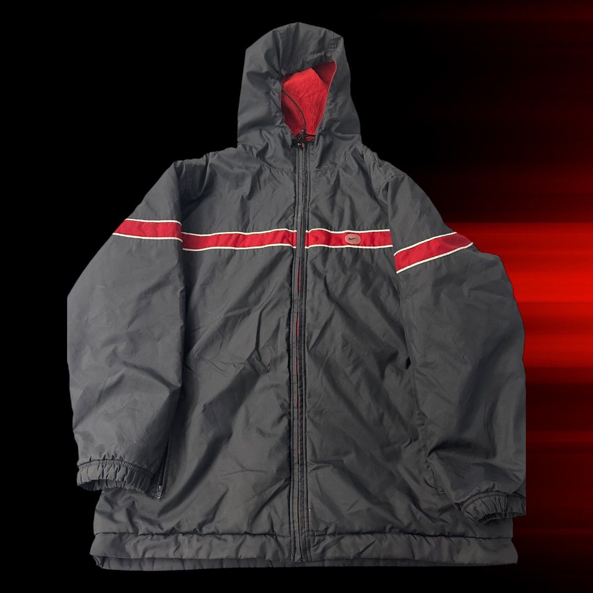 Nike Vintage 2000’s Nike Reversible Windbreaker Size US L / EU 52-54 / 3 - 1 Thumbnail