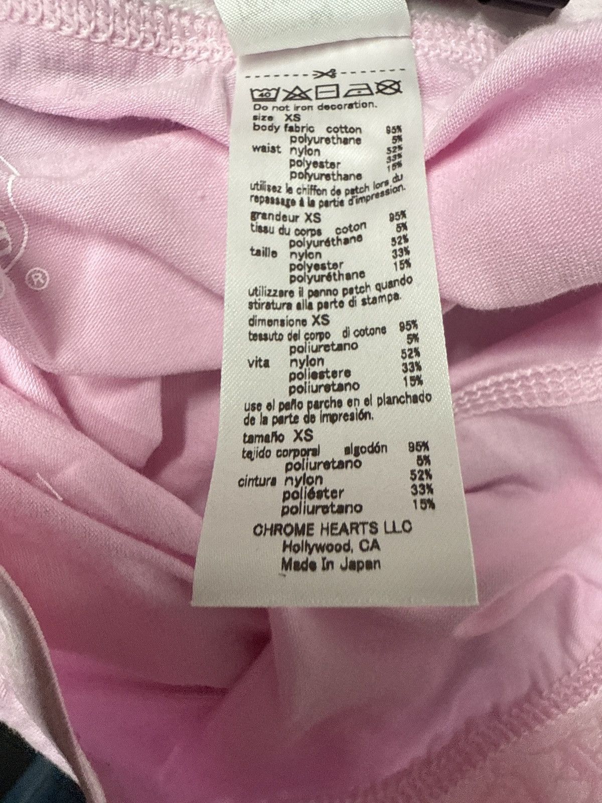Chrome Hearts CHROME HEARTS HORSESHOE LEGGINGS PINK Size 26" / US 2 / IT 38 - 5 Thumbnail
