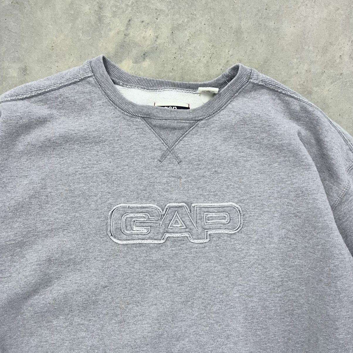 Gap × Vintage CRAZY Y2K Gap Reverse Weave Style Cyber Embroidered Sweater Size US XXL / EU 58 / 5 - 8 Thumbnail