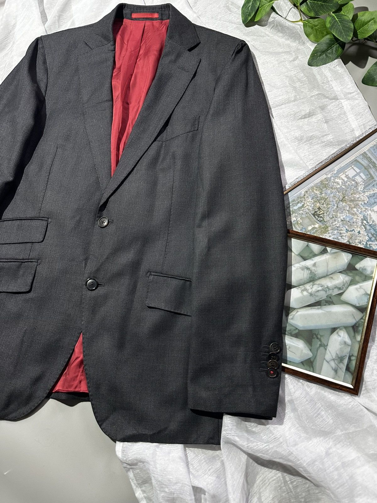 Suitsupply Blazer Pure Wool Super 150's Vitale Barberis Canonico Italy Size 48R - 4 Thumbnail