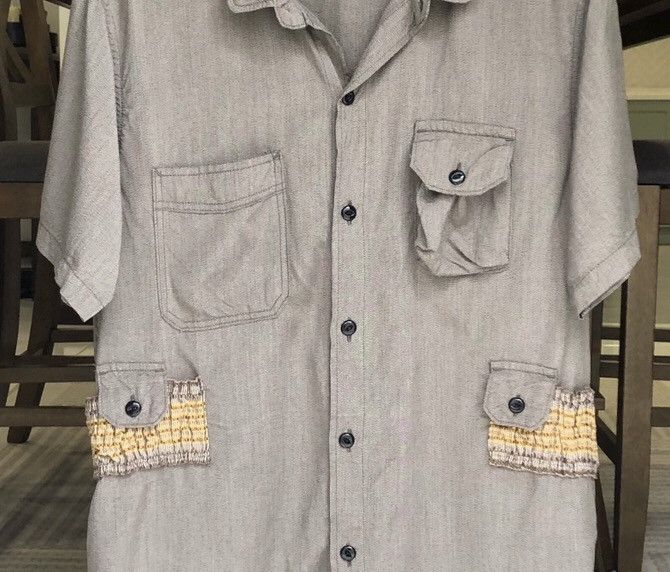 Kapital Vintage KAPITAL by Yashamiro Rayyon Short Sleeve Shirt Size US L / EU 52-54 / 3 - 2 Thumbnail