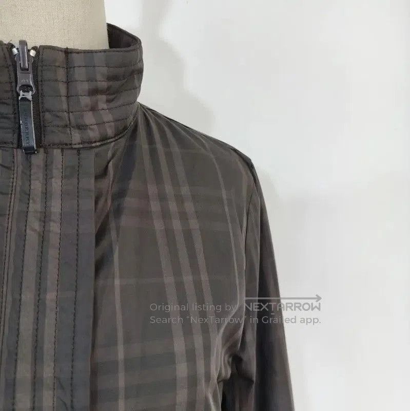 Burberry Burberry Brown Plaid Spring Jacket. Size L / US 10 / IT 46 - 1 Thumbnail