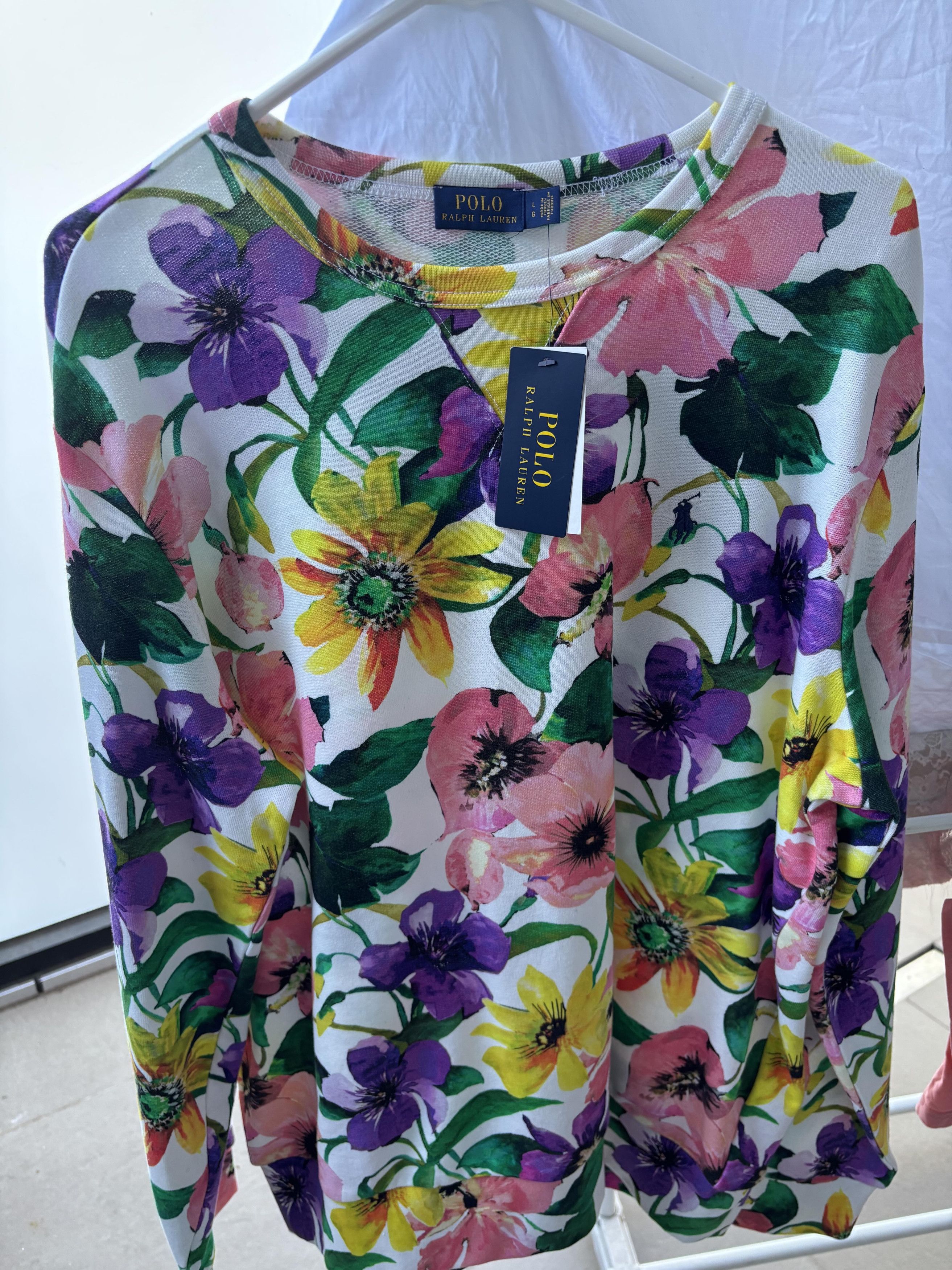 Polo Ralph Lauren Ralph Lauren Long Sleeve Polo - Special Edition Poppy Print Size US L / EU 52-54 / 3 - 2 Thumbnail
