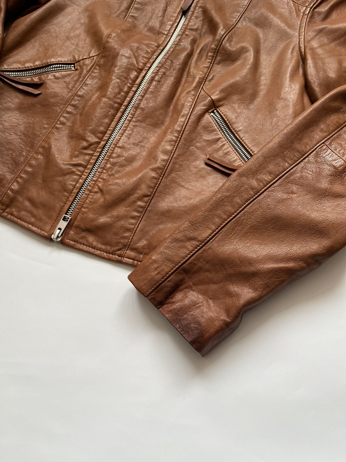 Allsaints Rare Allsaints Leather Jacket Size S / US 4 / IT 40 - 3 Thumbnail