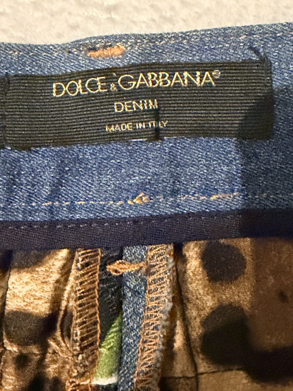 Dolce & Gabbana Patchwork rare exotic denim early 2000’s Size US 30 / EU 46 - 12 Thumbnail